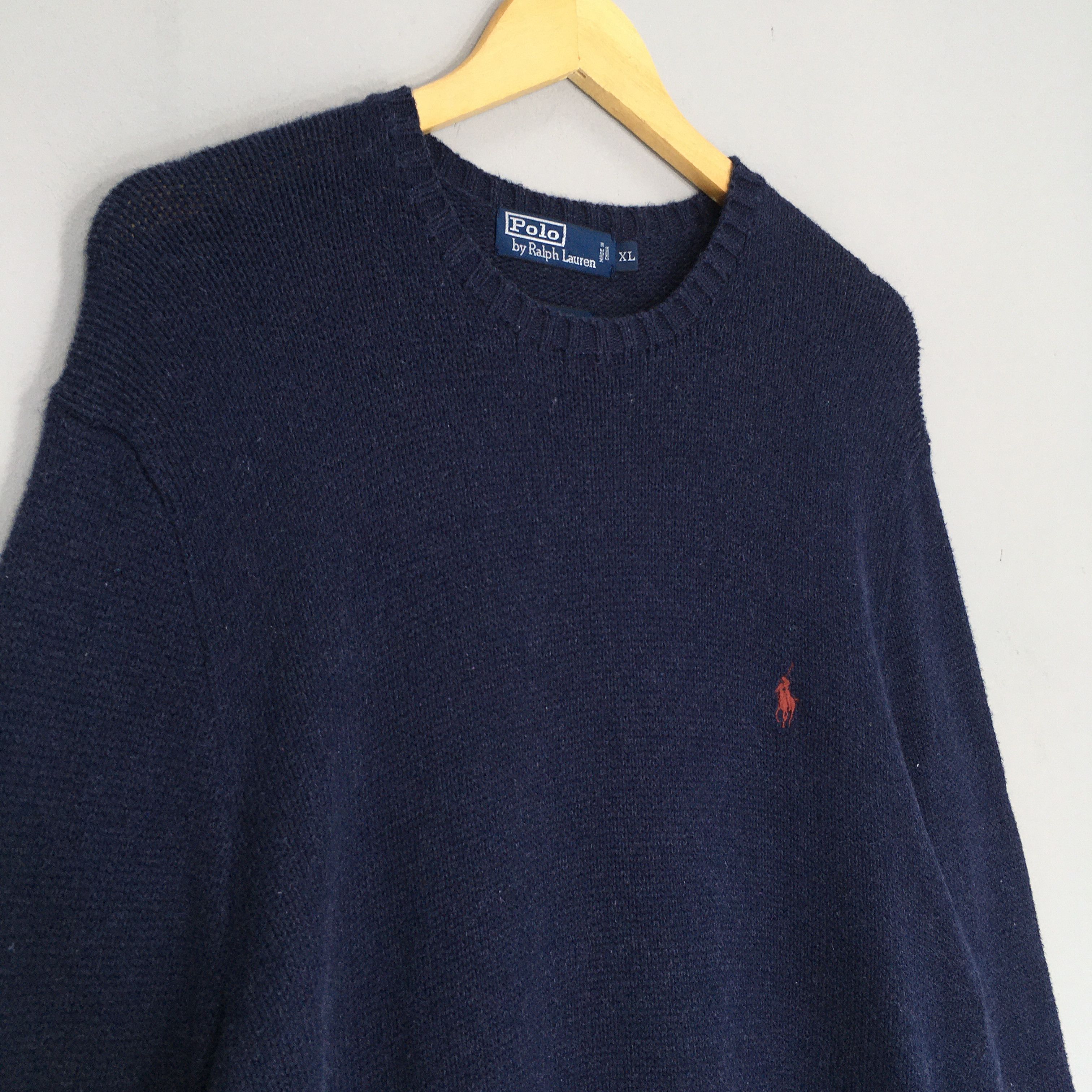 Polo Ralph Lauren × Ralph Lauren Vintage 1990s Polo Ralph Lauren Knitwear Sweater XLarge Size US XL / EU 56 / 4 - 3 Thumbnail