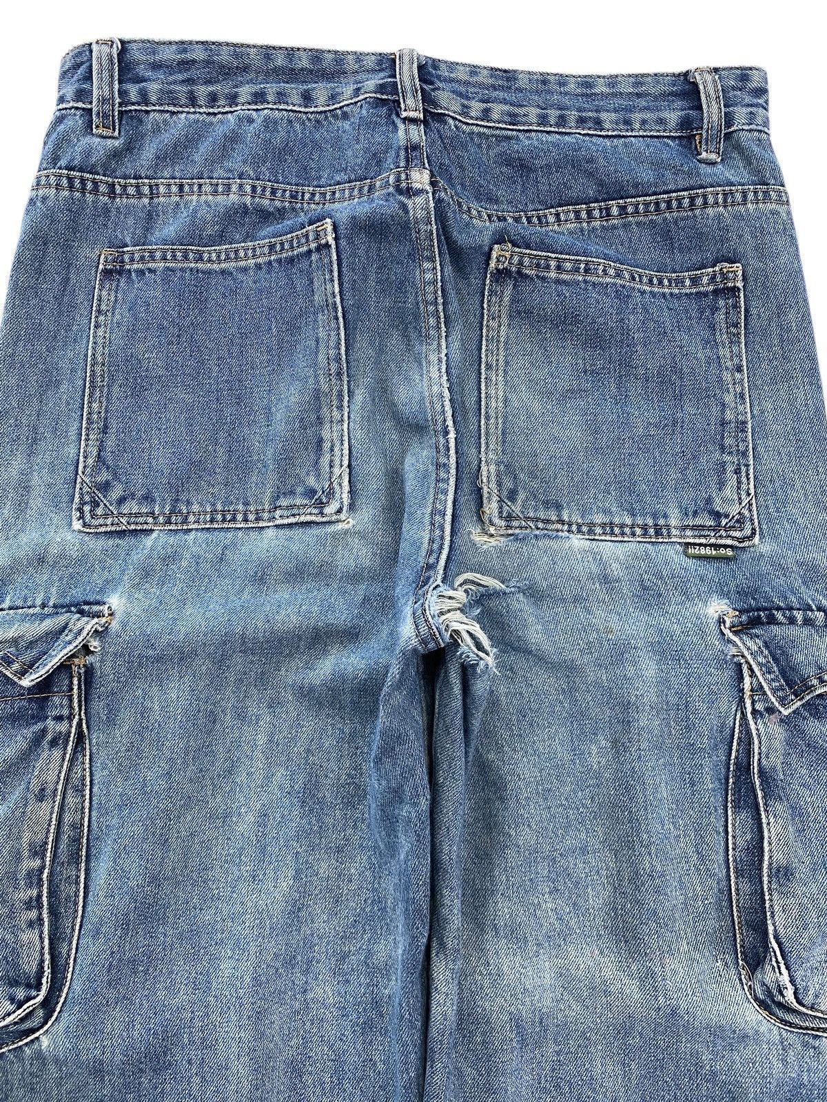 Japanese Brand Japanese Brands Baggy Wide Leg Cargo Jeans Size US 34 / EU 50 - 4 Thumbnail