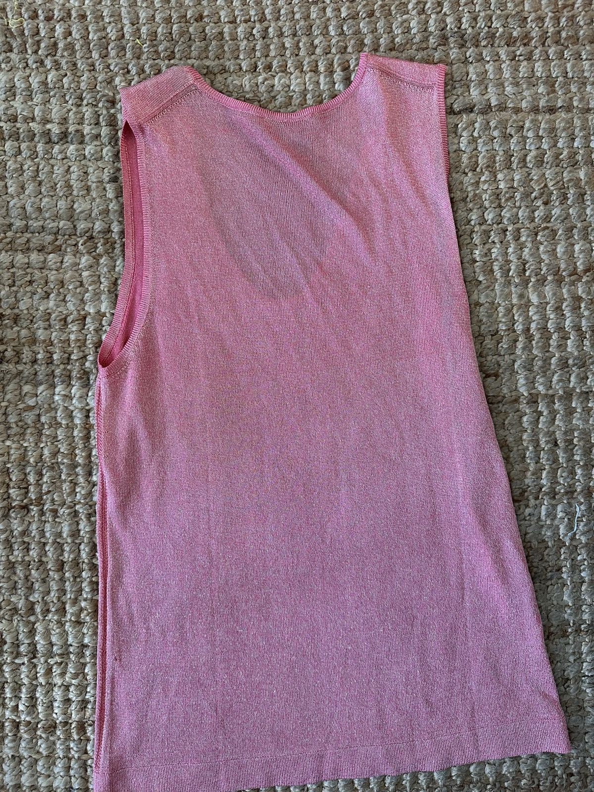 Missoni MISSONI Metallic Pink Tank Top Size 50 IT Size XL / US 12-14 / IT 48-50 - 7 Thumbnail