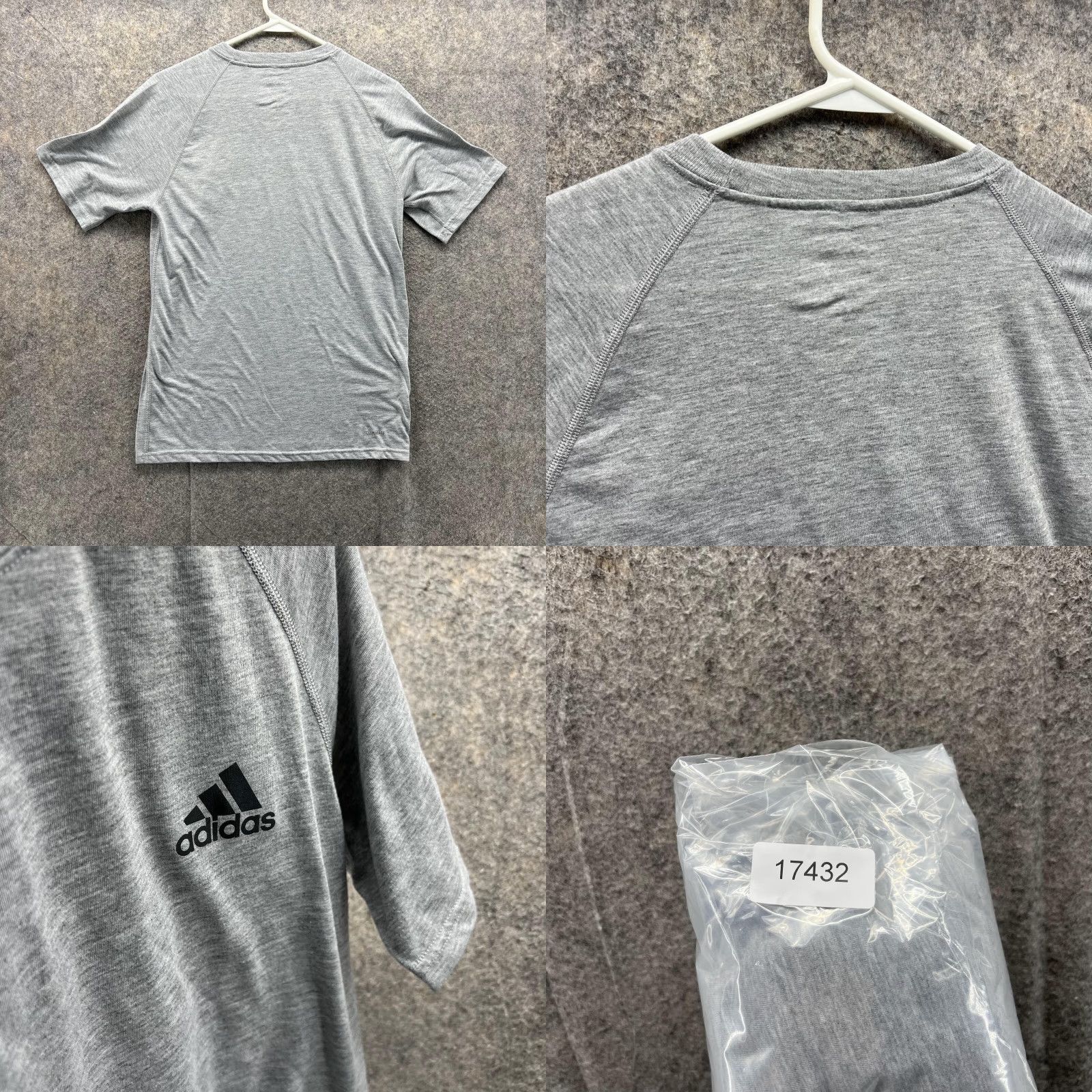 Adidas Adidas Shirt Men Small Gray Athletic Ultimate Tee Crewneck Trefoil Polyester Size US S / EU 44-46 / 1 - 8 Thumbnail