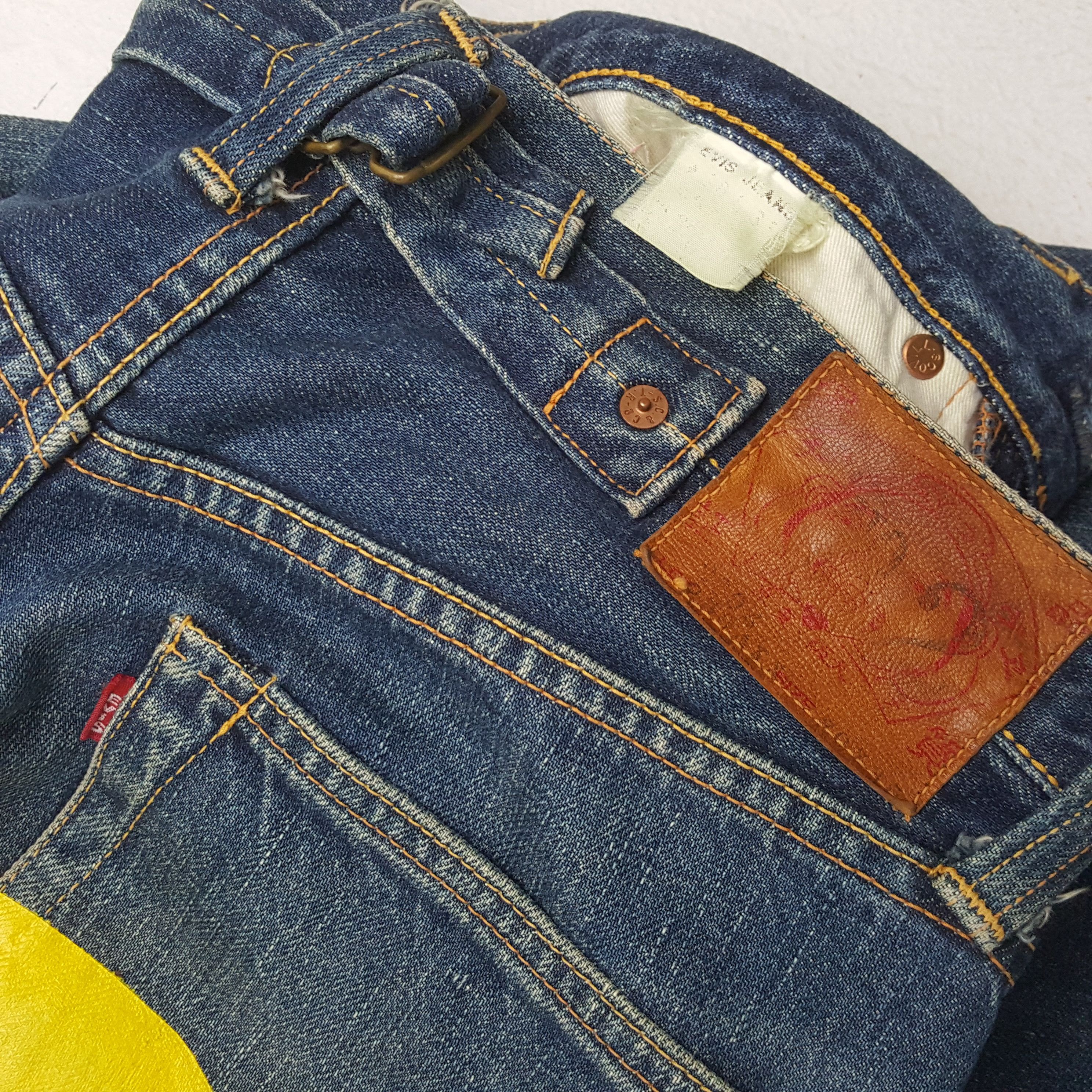 Evisu × Japanese Brand × Vintage Vintage EVISU Japanese Brand Daicock Custom Style Jeans Size US 28 / EU 44 - 14 Thumbnail