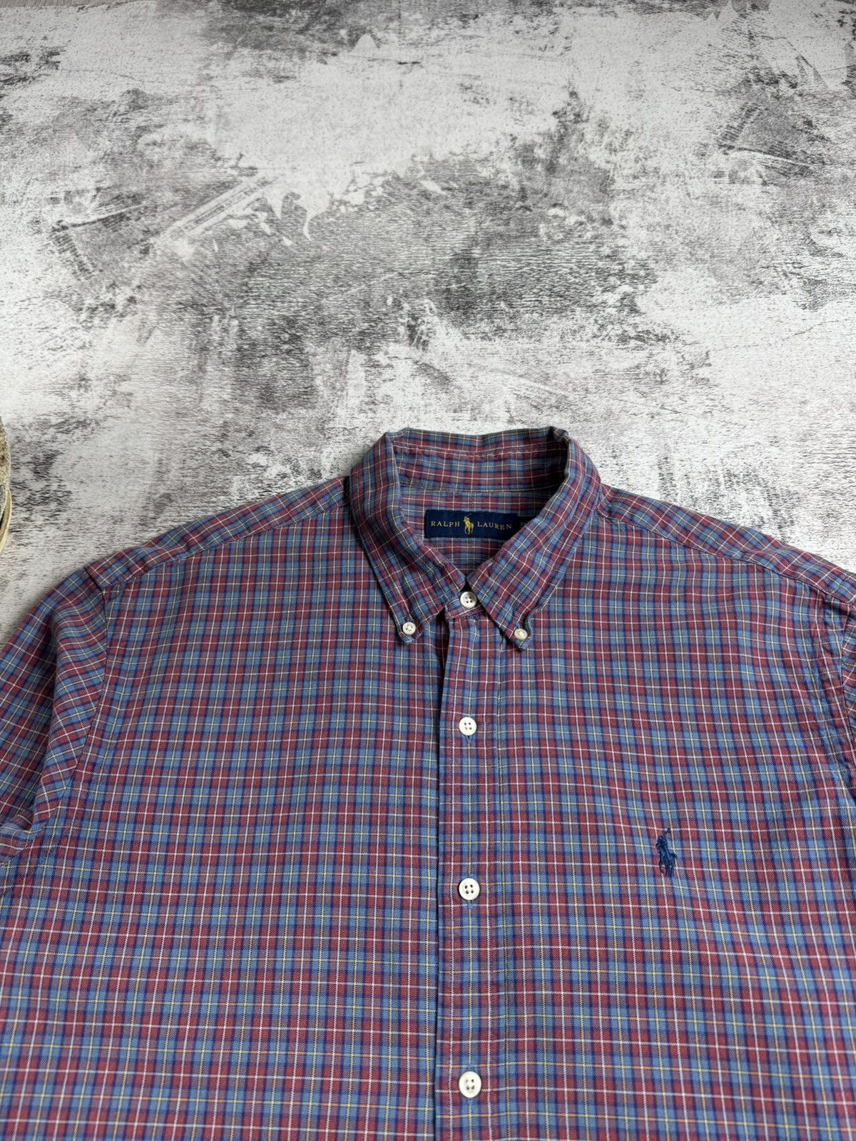 Polo Ralph Lauren Polo Ralph Lauren XL Checked Flannel Button Red Men’s Collar LongSleeve Shirt Size US XL / EU 56 / 4 - 7 Thumbnail
