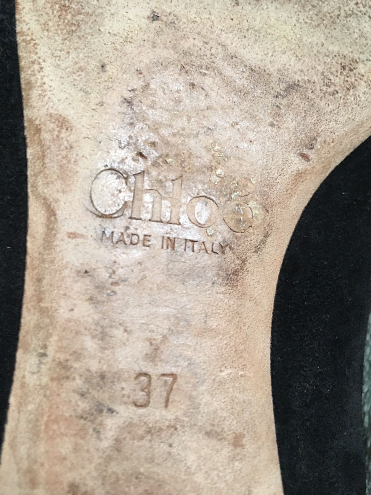 Chloe CHLOE Suede Black Flats Pumps EU 37 Size US 7 / IT 37 - 11 Thumbnail