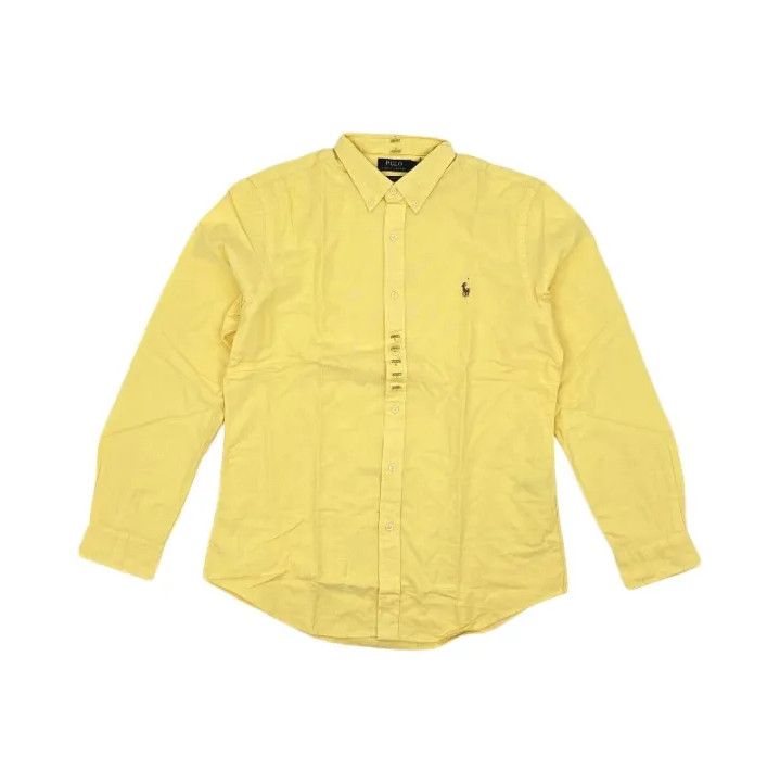 Polo Ralph Lauren Polo Ralph Lauren Solid Long-Sleeve Button-Up Shirt Size US S / EU 44-46 / 1 - 1 Thumbnail