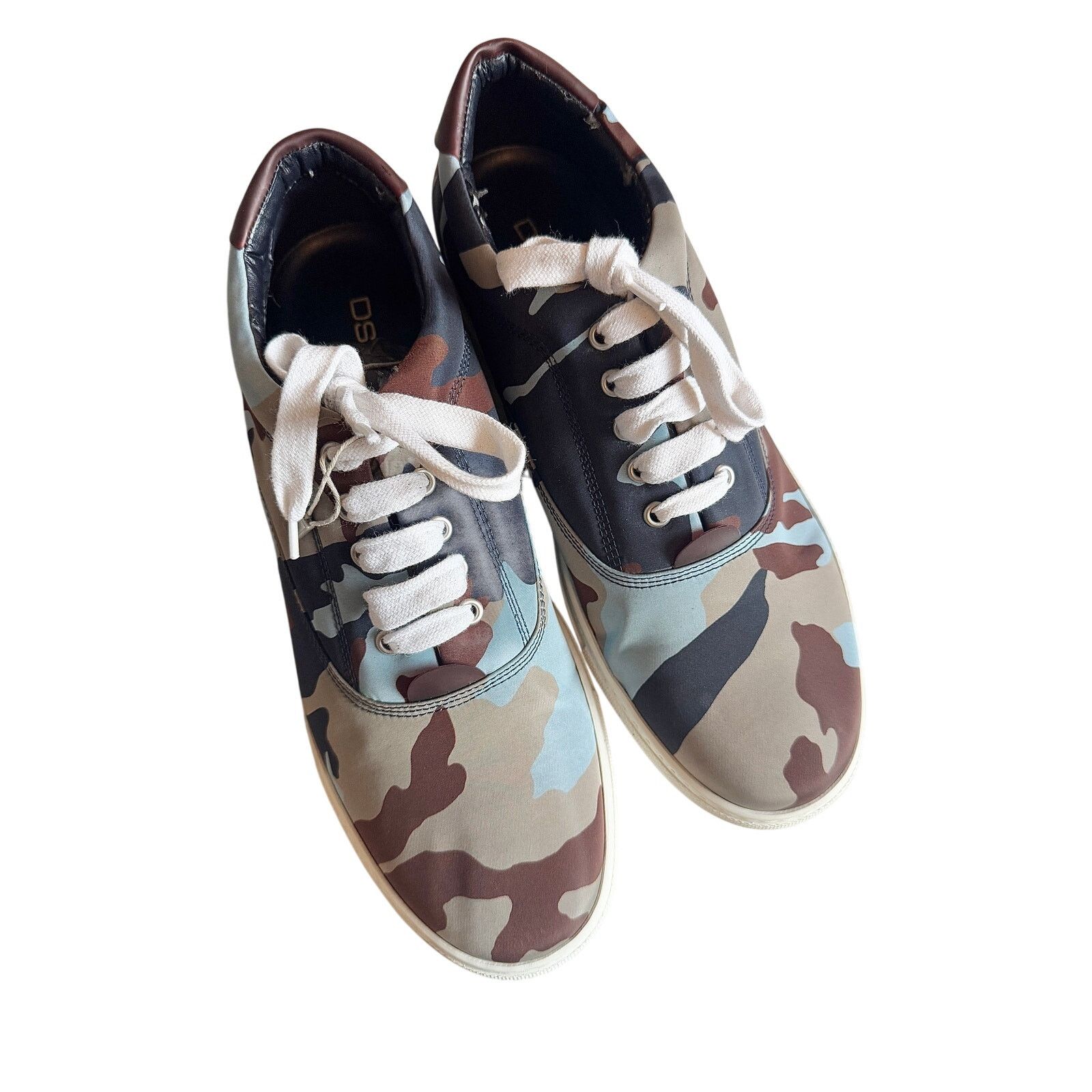 Dsquared2 Dsquared2 Newsurf Fashion Sneakers Camo/Blue Size US 10 / EU 43 - 1 Thumbnail