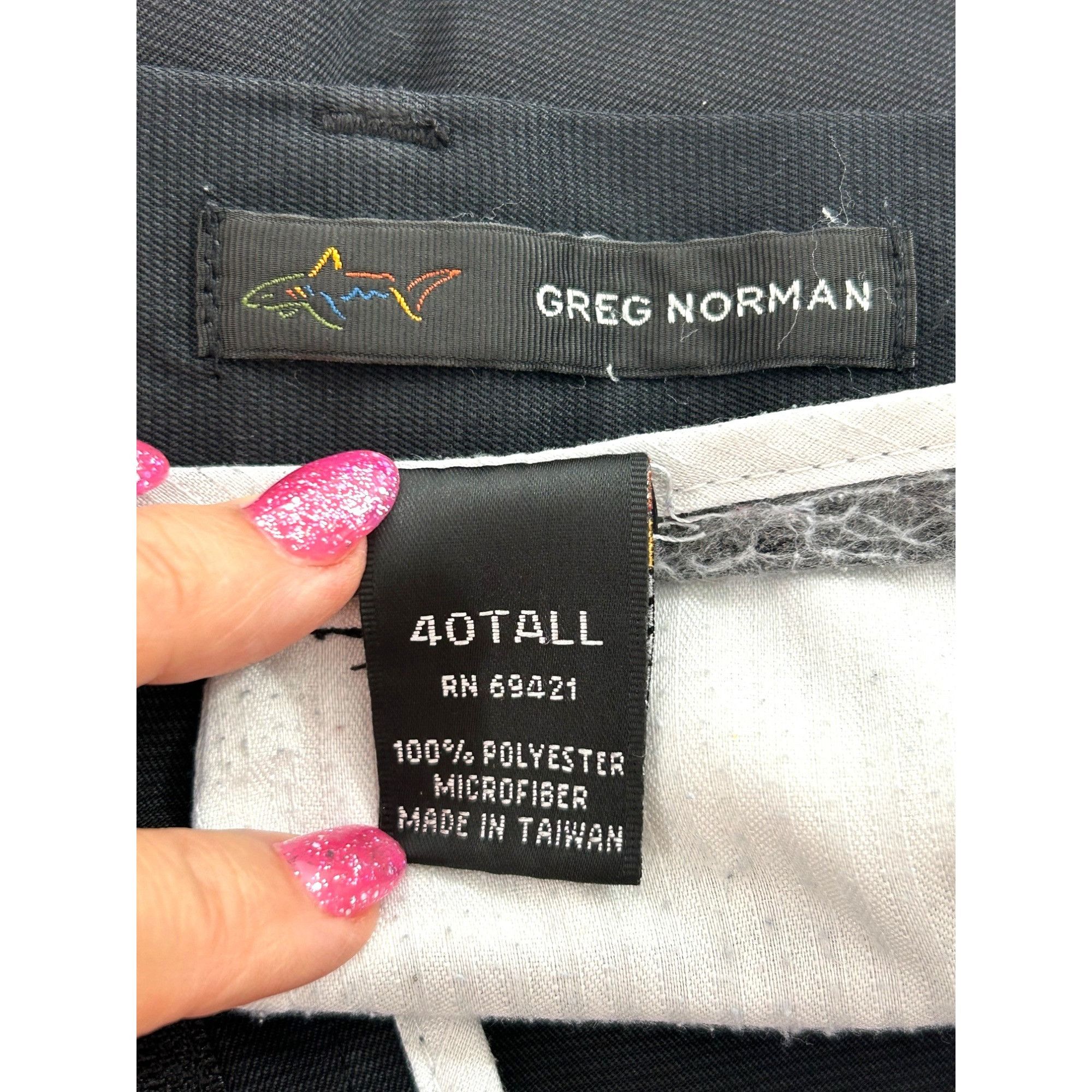 Greg Norman Greg Norman Men's Black Golf Shorts 40T Polyester 10.25" ins Size US 40 / EU 56 - 3 Thumbnail