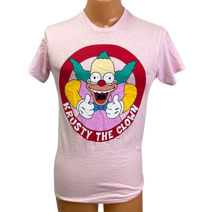 The Simpsons The Simpsons Mens Small Krusty Clown Pink Short Sleeve Shirt Size US S / EU 44-46 / 1 - 1 Thumbnail
