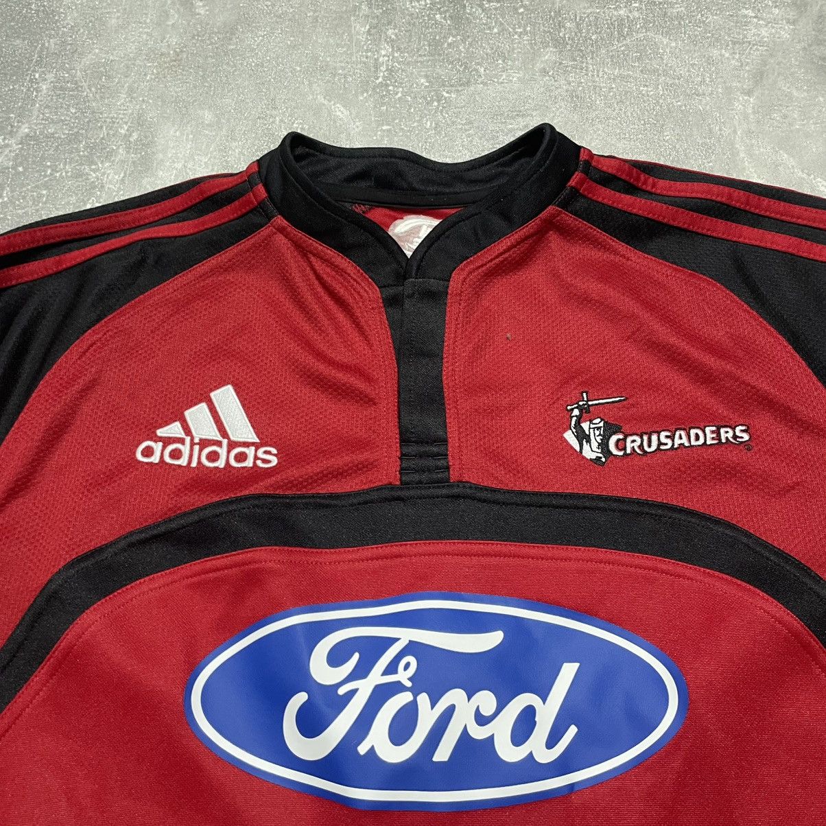 Adidas Canterbury Crusaders 2003 Adidas Rugby Jersey super 14 ford Size US L / EU 52-54 / 3 - 4 Thumbnail