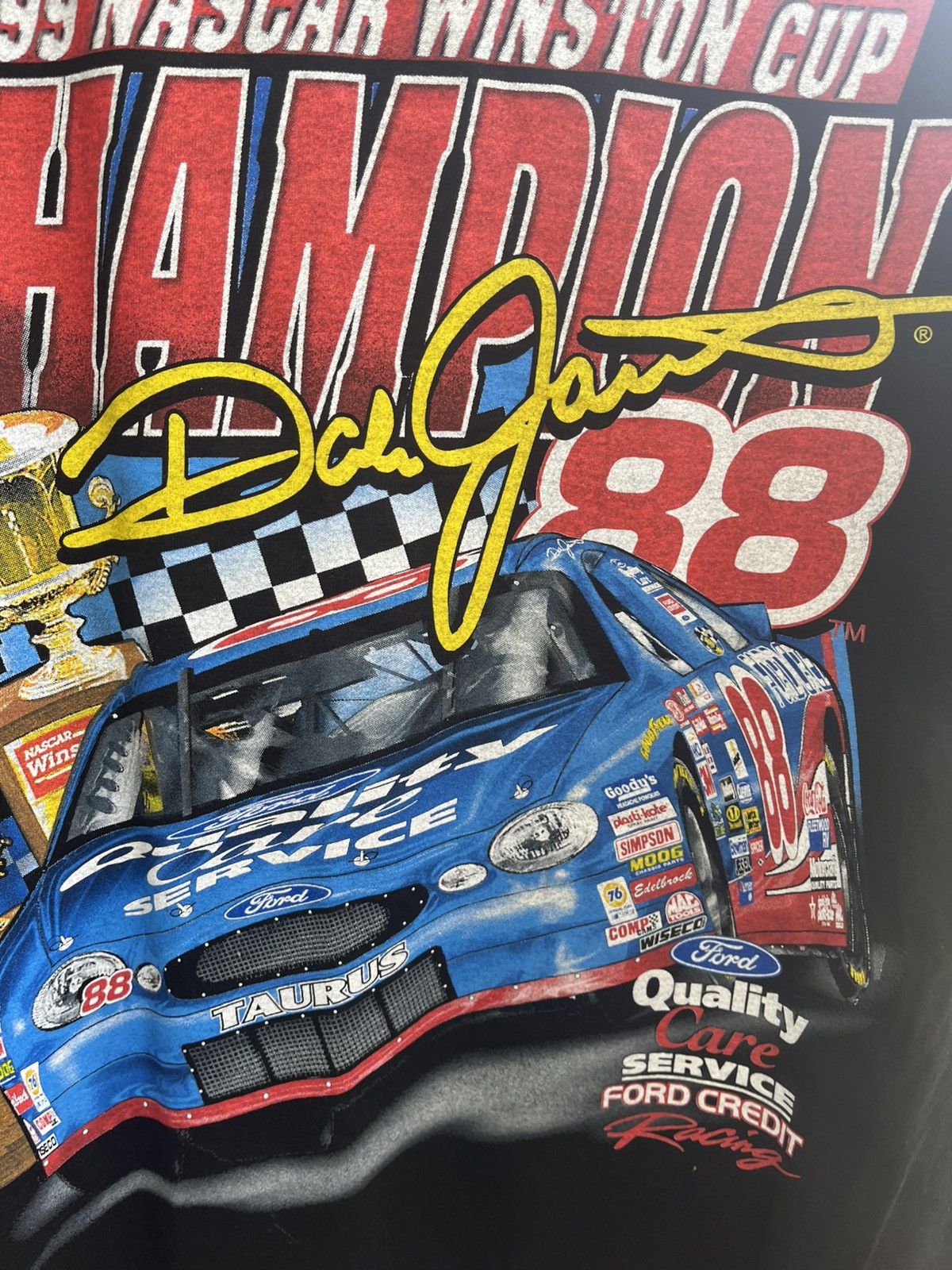 Chase Authentics × Vintage 1999 Dead Stock NASCAR Dale Jarret Tee Size US M / EU 48-50 / 2 - 4 Thumbnail