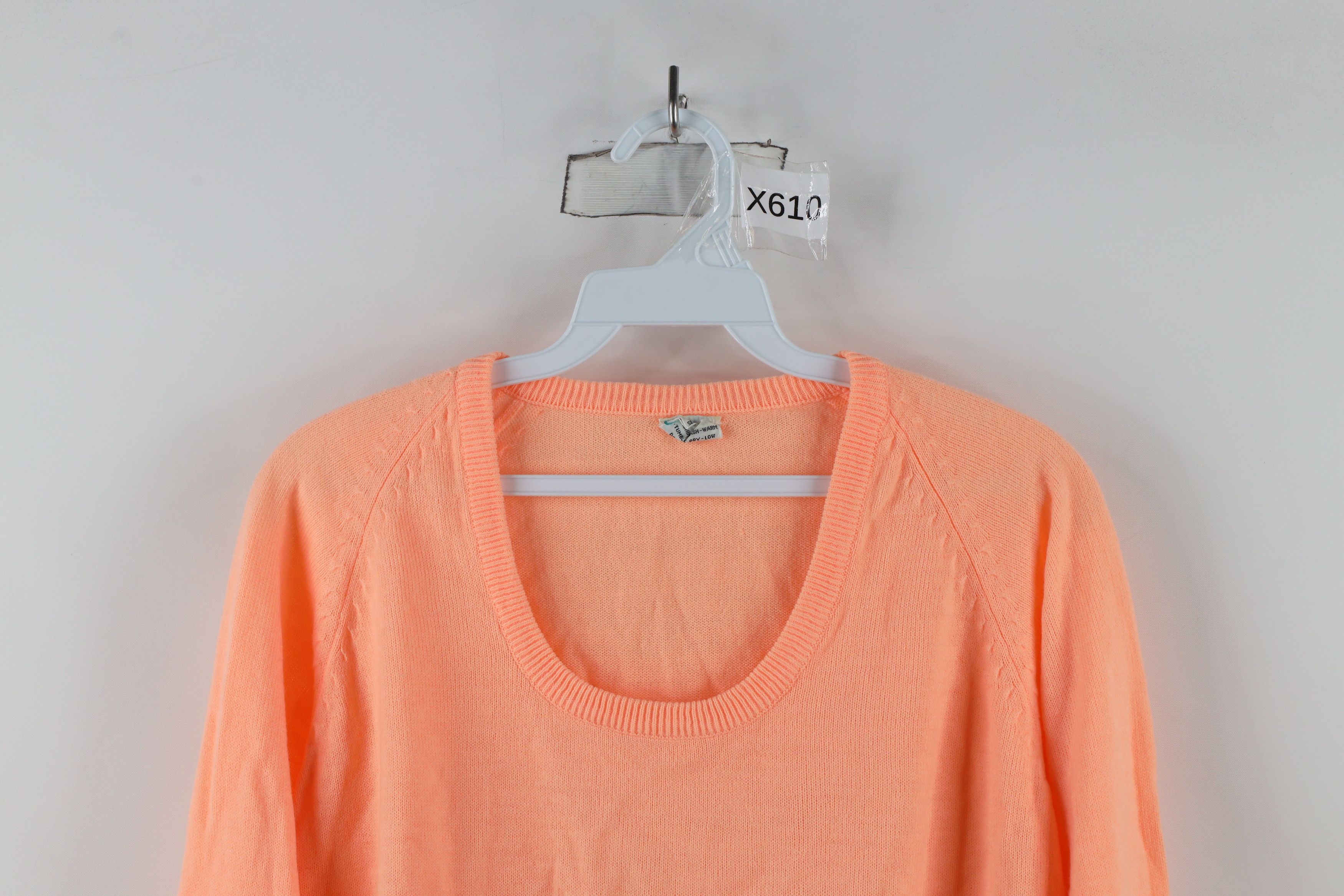 Vintage Vintage 70s Streetwear Lightweight Knit Sweater Neon Pink Size L / US 10 / IT 46 - 2 Thumbnail