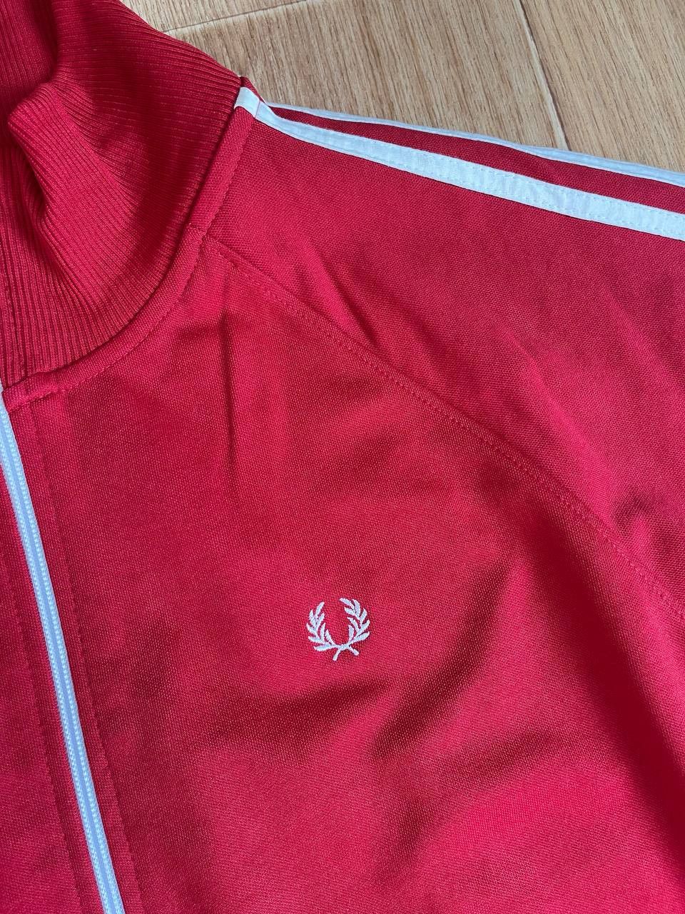 Fred Perry × Vintage Fred Perry Zip Track Jackets y2k Stripes on sleeves Size XL Size US XL / EU 56 / 4 - 4 Thumbnail