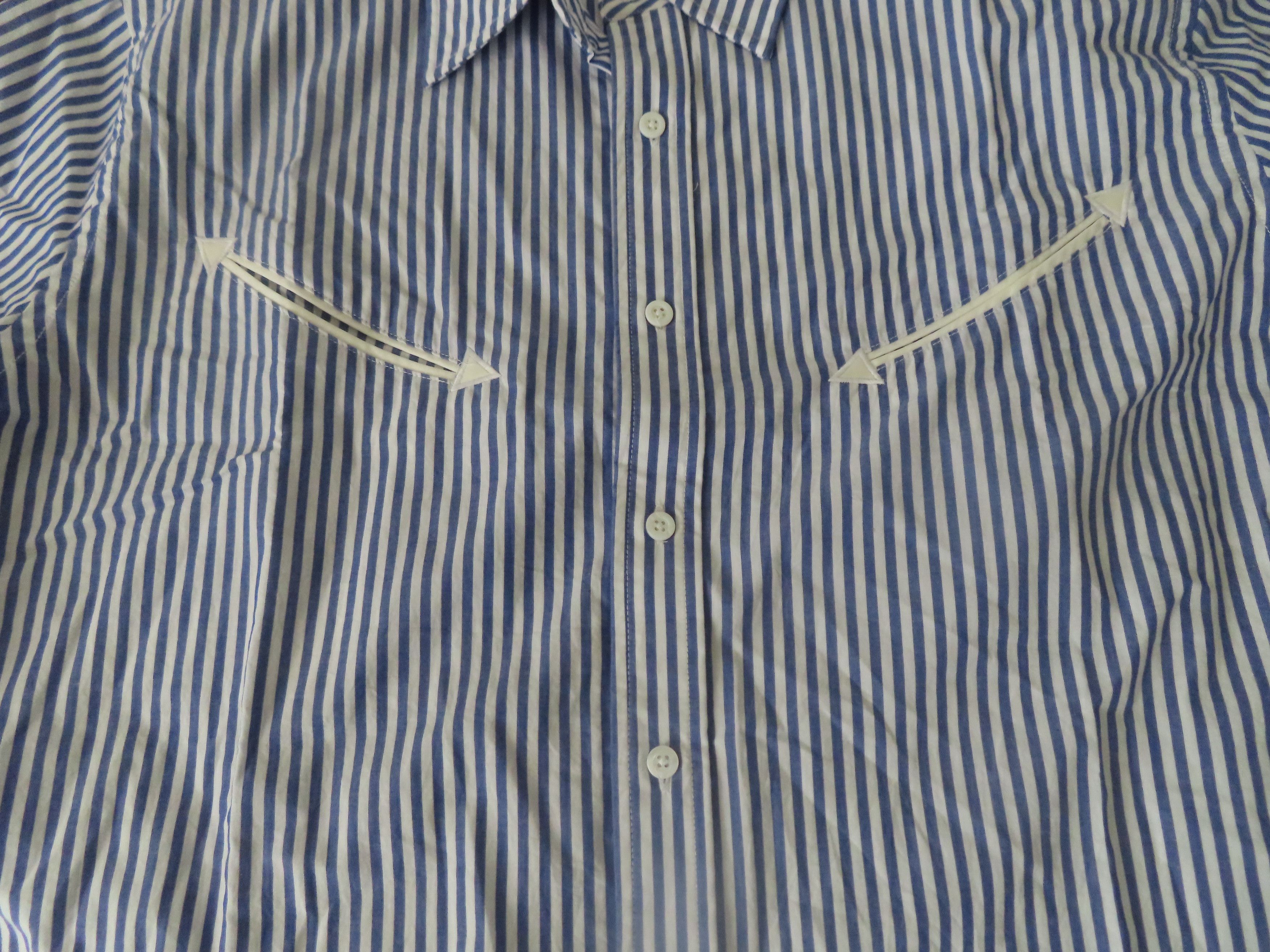 Designer × J. Peterman J. Peterman striped Western Shirt Long Sleeve Cowboy 2XL Size US XXL / EU 58 / 5 - 2 Thumbnail