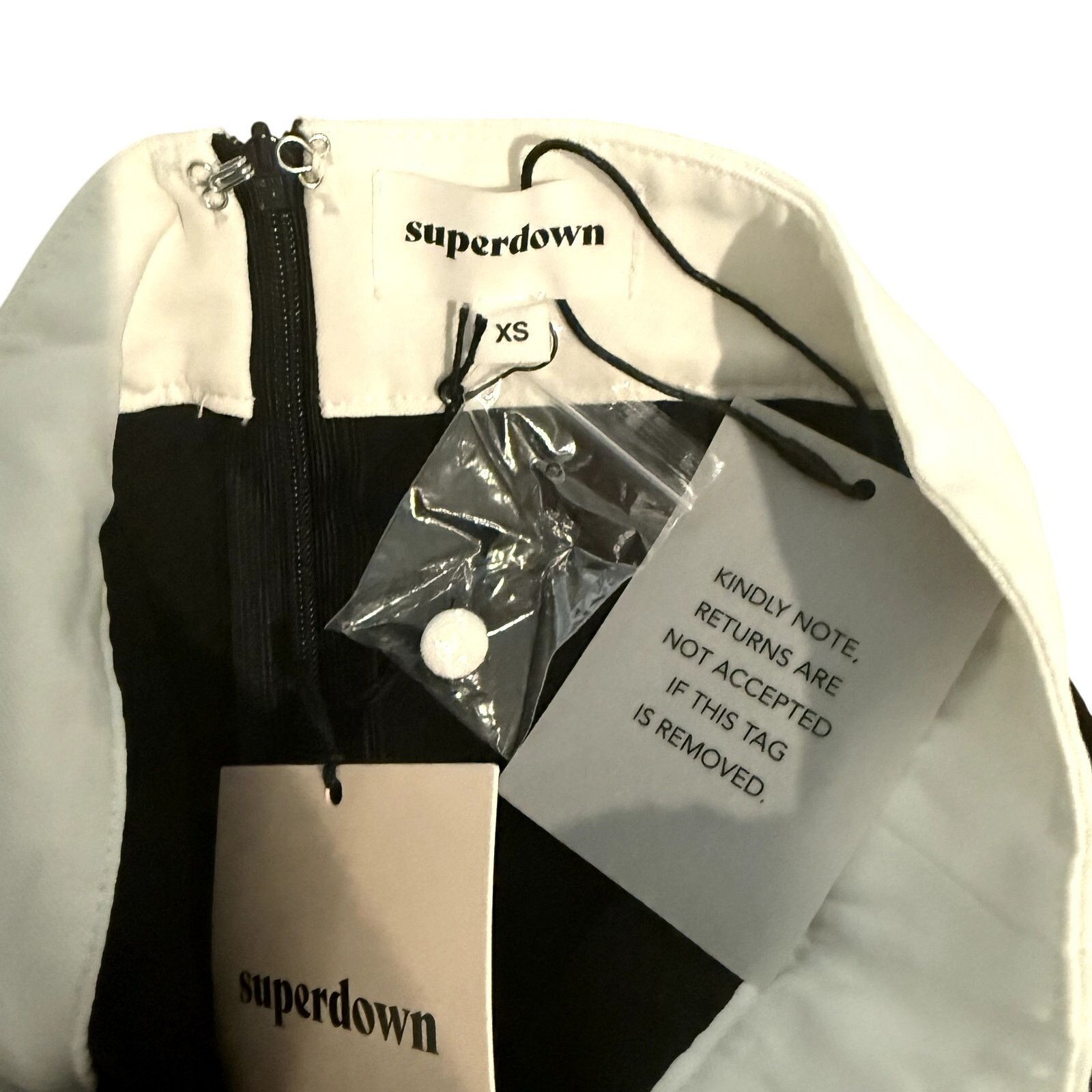 superdown Superdown Laurien Cross Front Jumpsuit in Black, Size XS Size 26" / US 2 / IT 38 - 5 Thumbnail