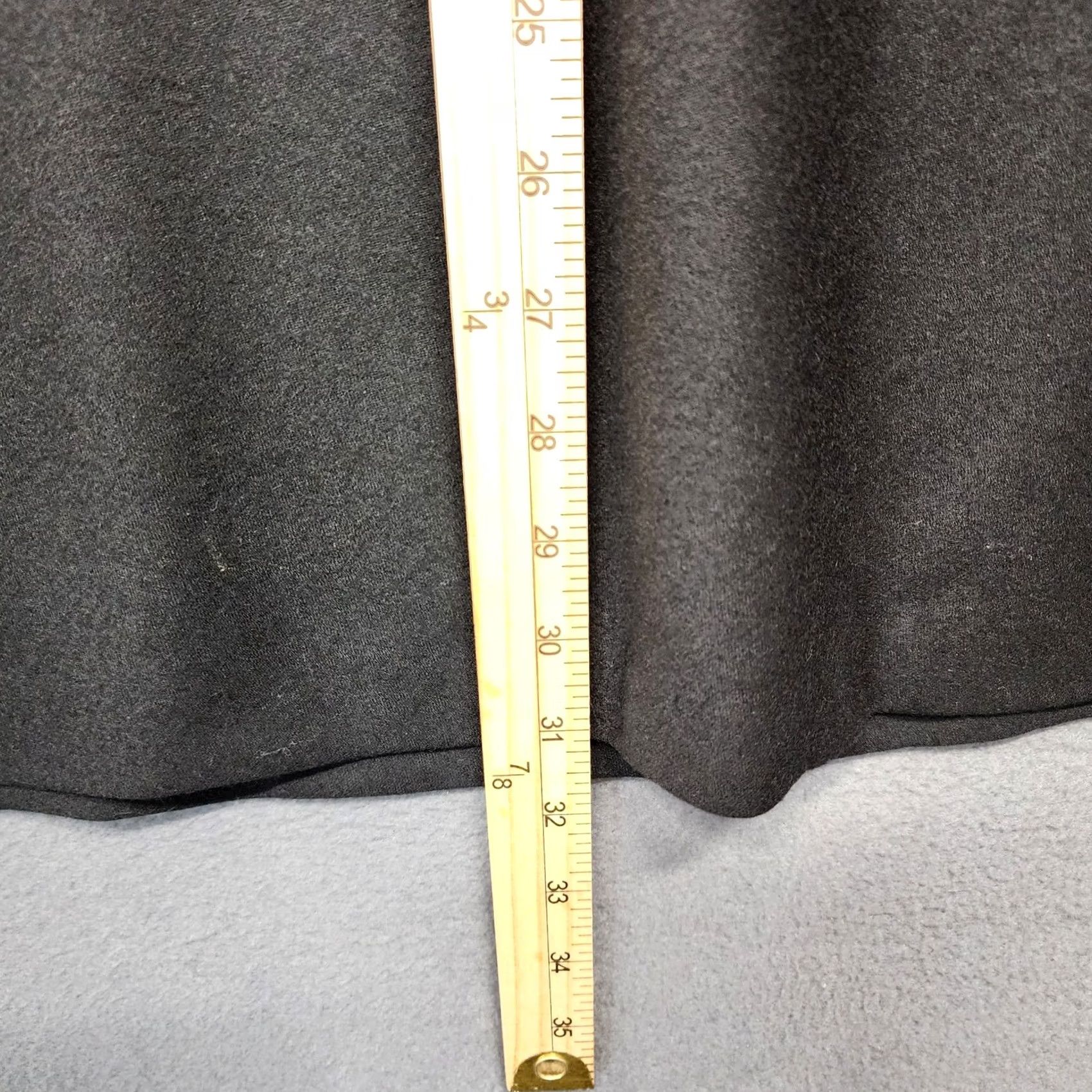 Talbots Talbots Skirt Womens 10 Black A-Line Midi Zip Career Office Women Mens? Size 32" / US 10 / IT 46 - 6 Thumbnail