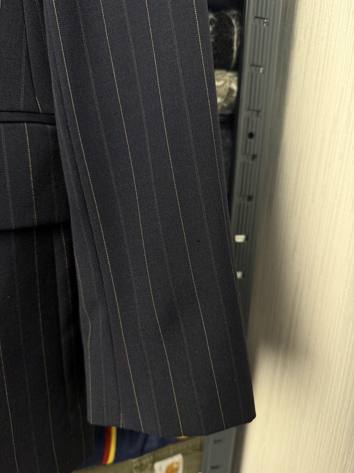 Dolce & Gabbana Dolce & Gabbana Luxury Suit Striped Size 48R - 8 Thumbnail