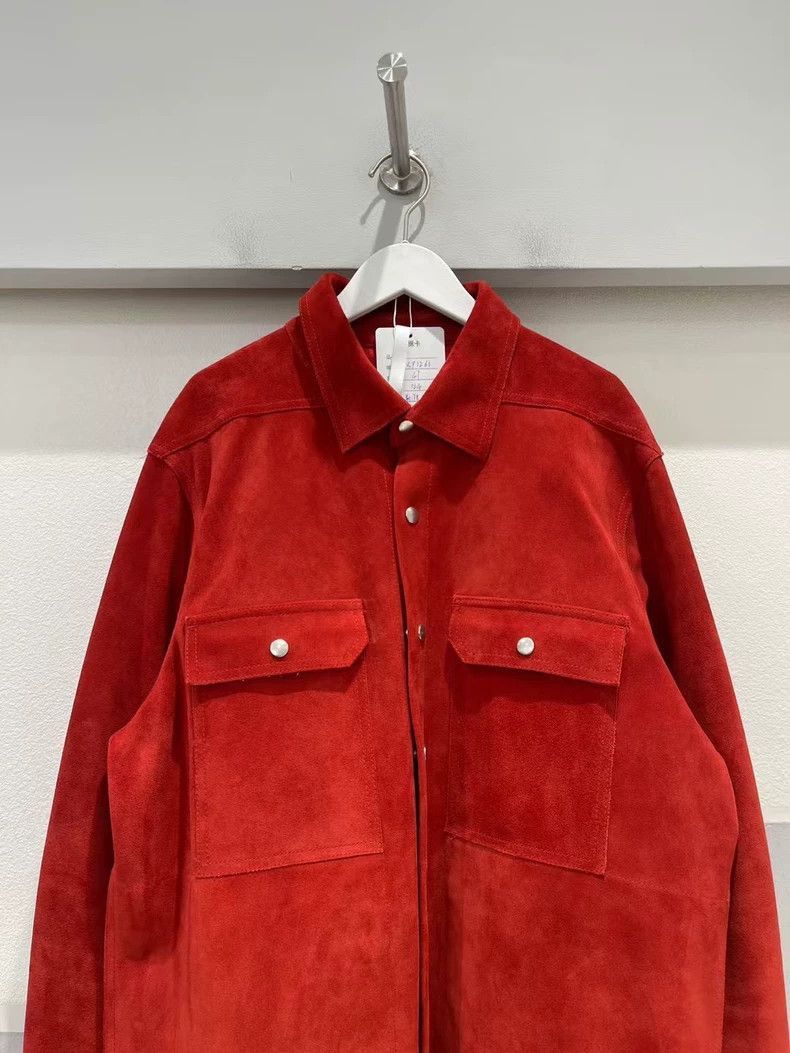 Rick Owens Rick Owens Red leather jacket coat-2506 Size US XL / EU 56 / 4 - 3 Thumbnail