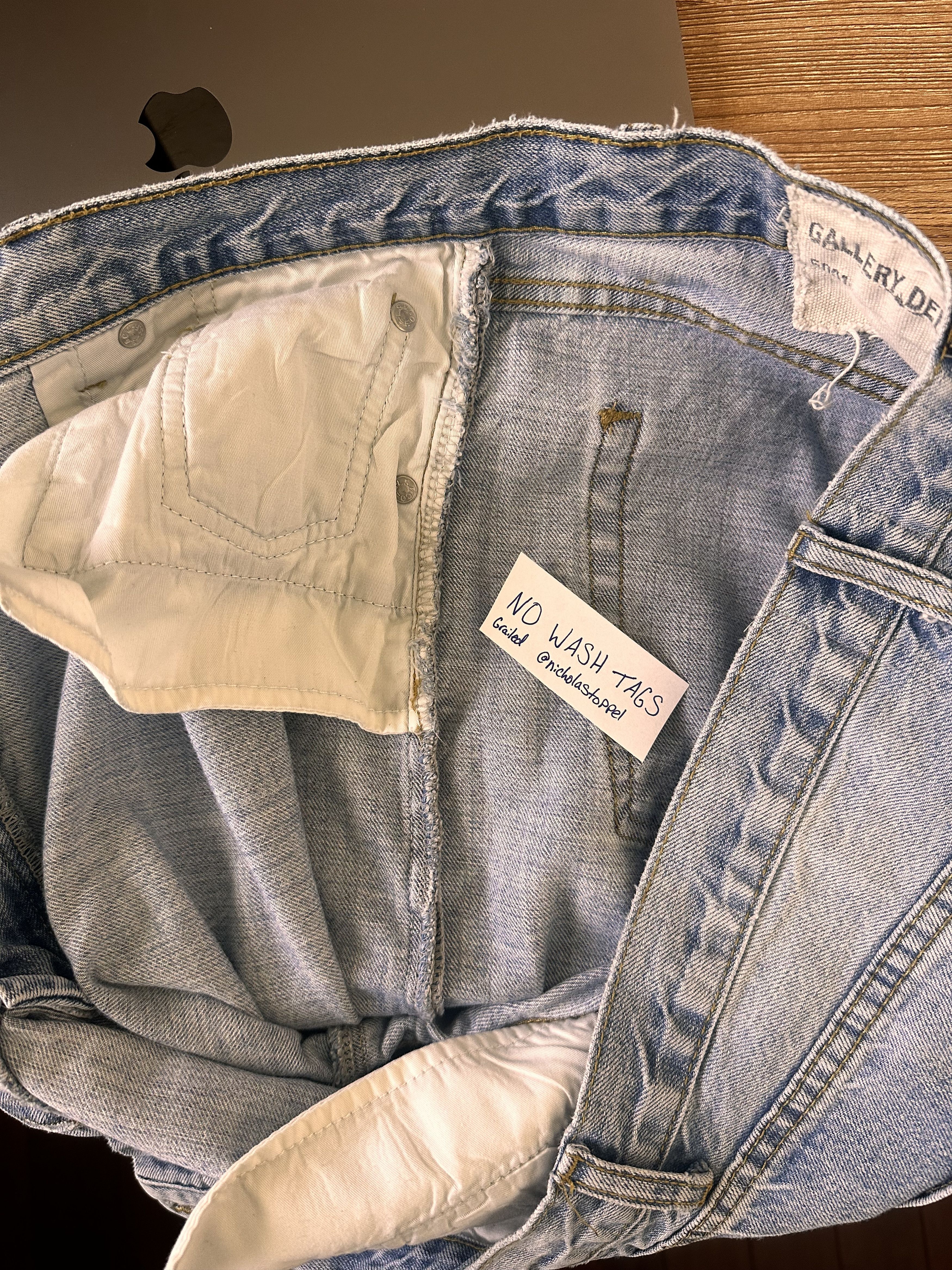 Gallery Dept. Gallery Dept. Light wash 5001 Denims Size US 34 / EU 50 - 10 Thumbnail