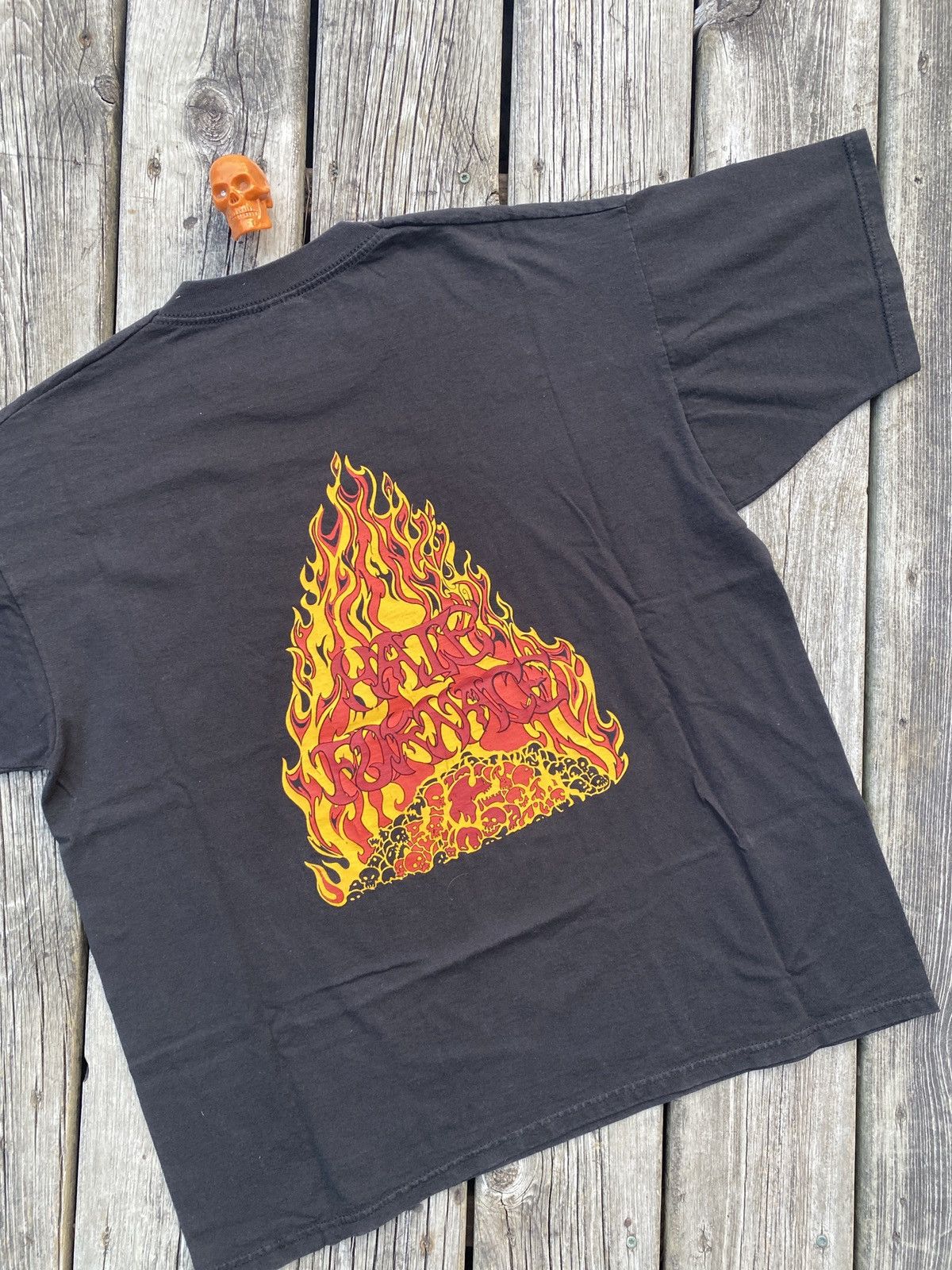 Band Tees × Fruit Of The Loom 90s Hate Furnace death metal band shirt sz XL Size US XL / EU 56 / 4 - 4 Thumbnail