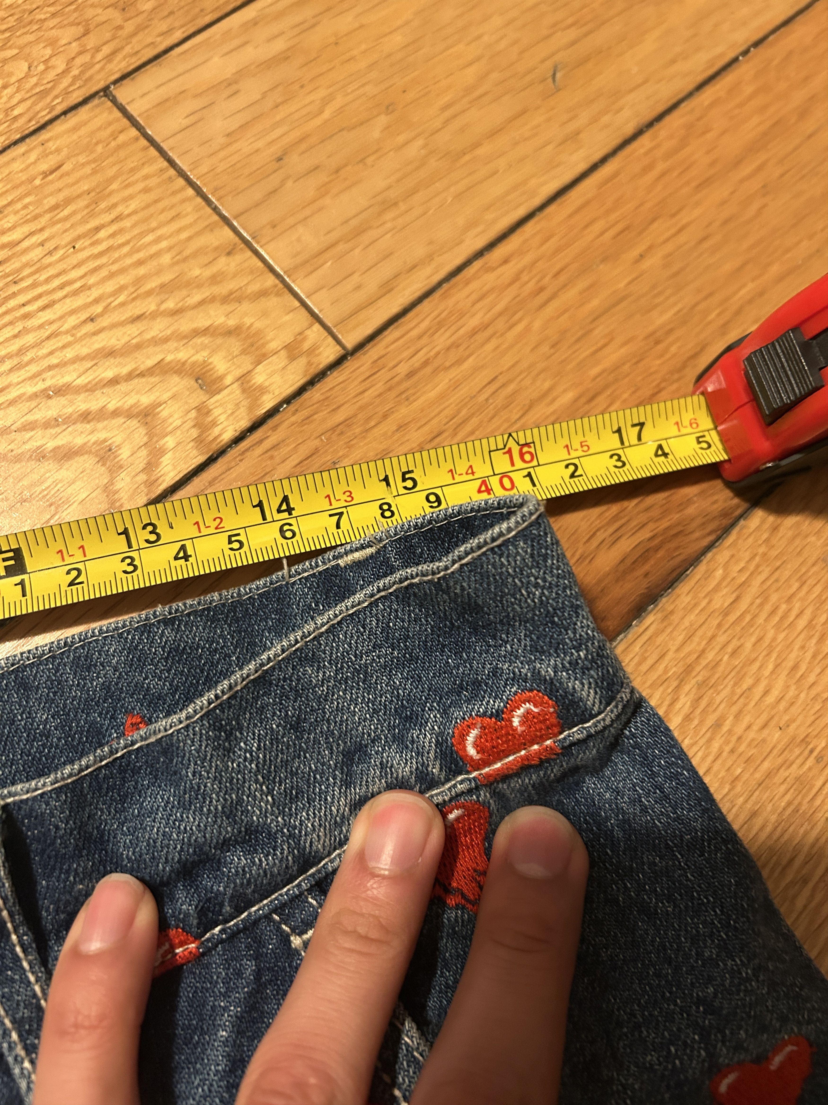 Emotionally Unavailable MELTING HEARTS DENIM PANT Size US 30 / EU 46 - 7 Thumbnail
