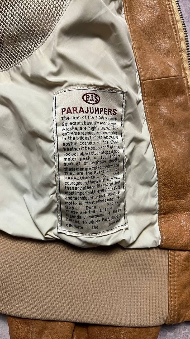Parajumpers Parajumpers Leather Jacket Designer Premium Italian Aviator Size US XL / EU 56 / 4 - 13 Thumbnail