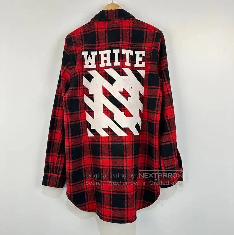 Off-White Off-White Red Wool Men's Cardigan . Size US S / EU 44-46 / 1 - 2 Thumbnail