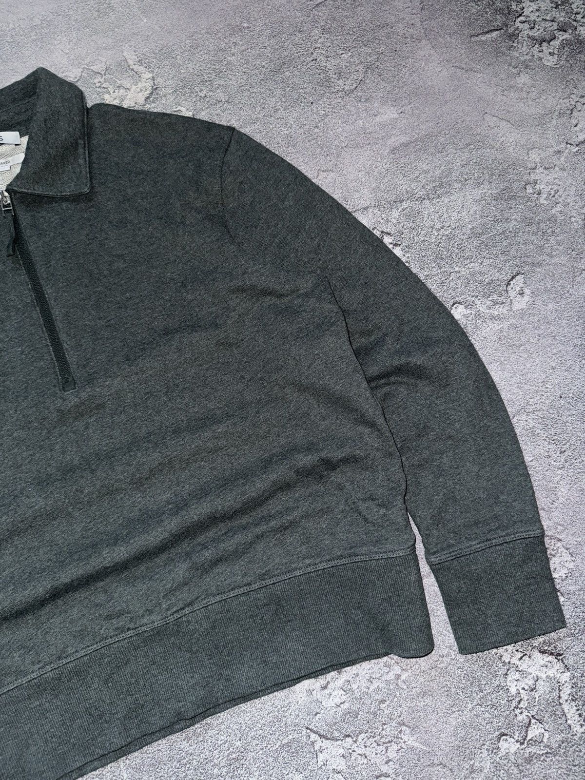 Cos × Designer COS XS 1/4 zip Wmns sweatshirt long sleeve jumper sweater Size XS / US 0-2 / IT 36-38 - 7 Thumbnail