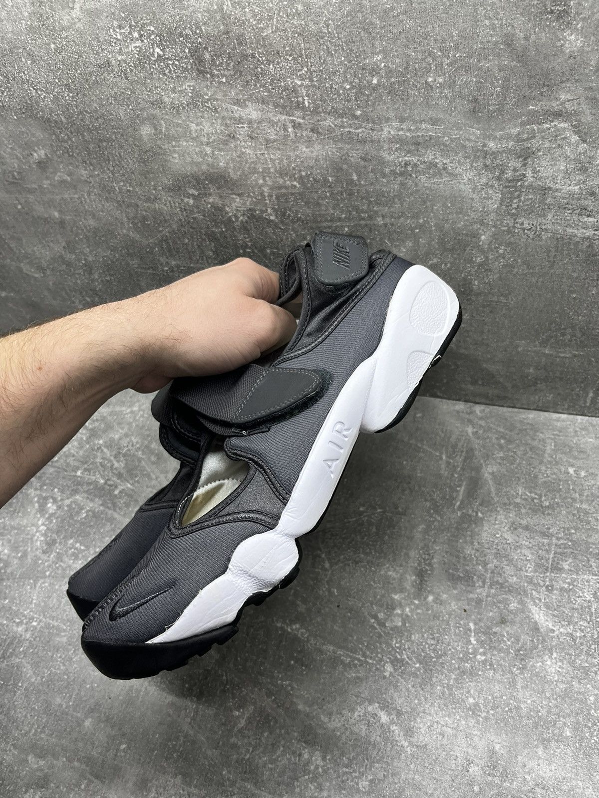 Nike × Vintage Vintage Nike Air Rift Sandals Tabi Black Shoes Vintage Y2k Size US 9 / EU 42 - 10 Thumbnail