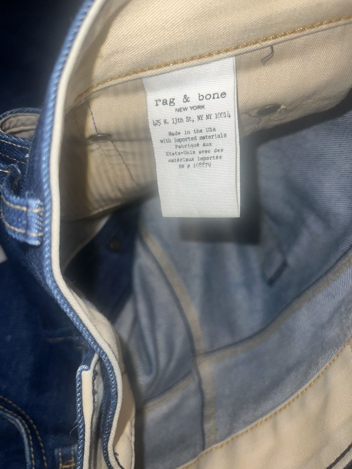 Rag & Bone Straight Leg Selvedge Denim Rag and Bone Size US 36 / EU 52 - 7 Thumbnail