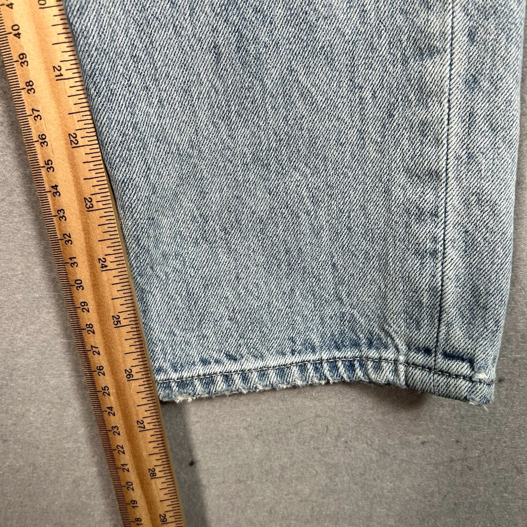 Madewell VINTAGE Maxwell The Perfect Vintage Jeans Womens 27 Blue Light Wash Denim Tapered Leg Size 27" / US 4 / IT 40 - 5 Thumbnail