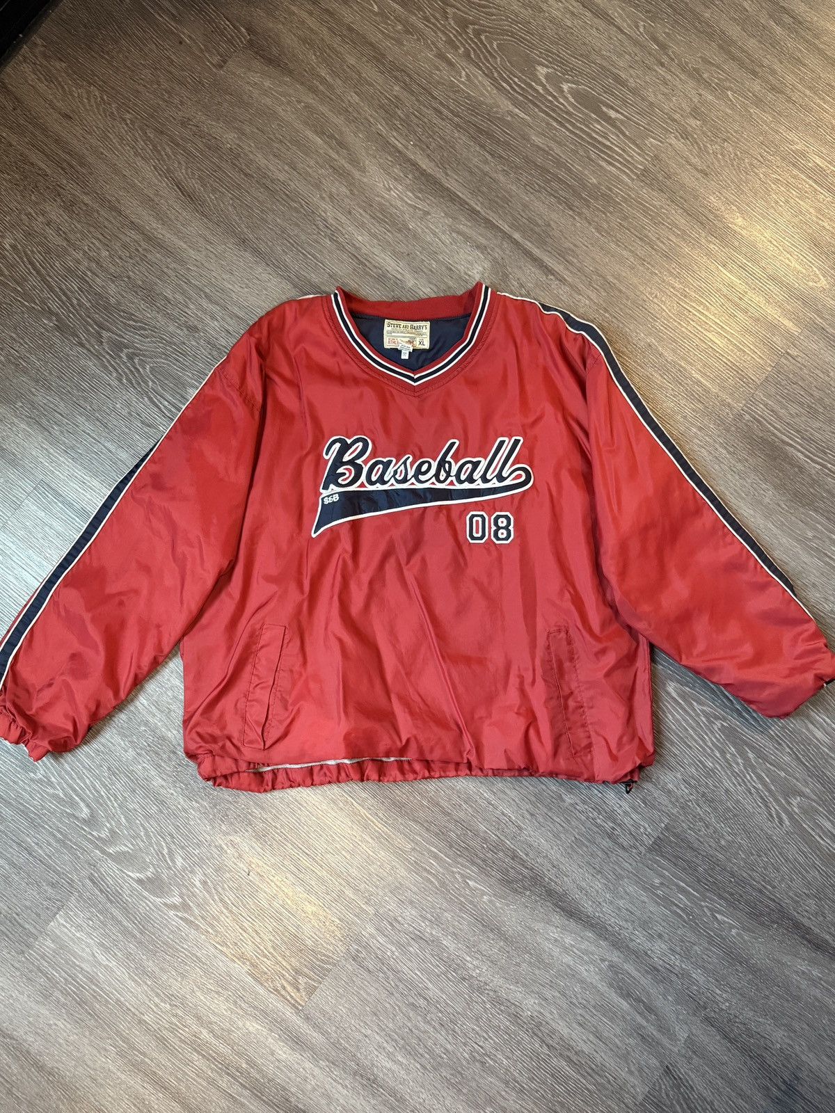 Steve And Barrys Steve & Barry’s Vintage Baseball Windbreaker Pullover Size US XL / EU 56 / 4 - 2 Thumbnail