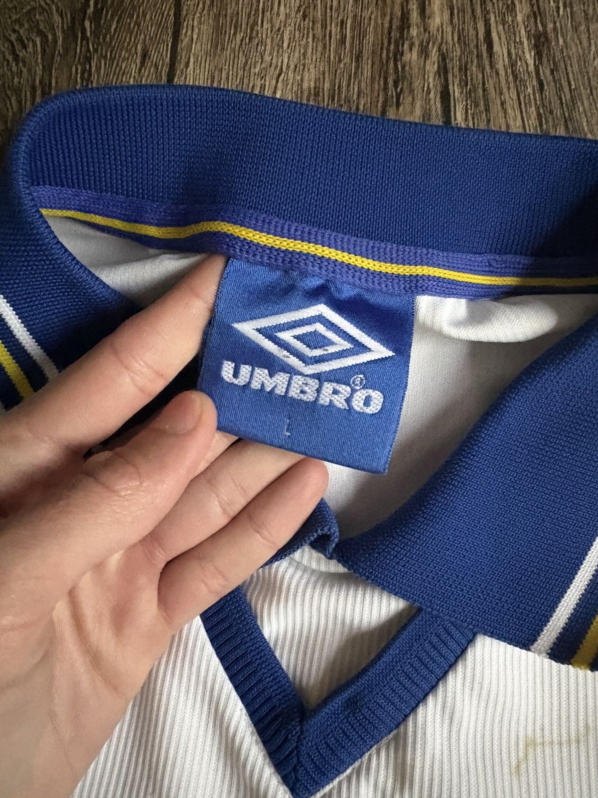 Chelsea Soccer × Umbro Vintage Chelsea Fc Umbro Away 1999/2000 Football Jersey Size US L / EU 52-54 / 3 - 6 Thumbnail