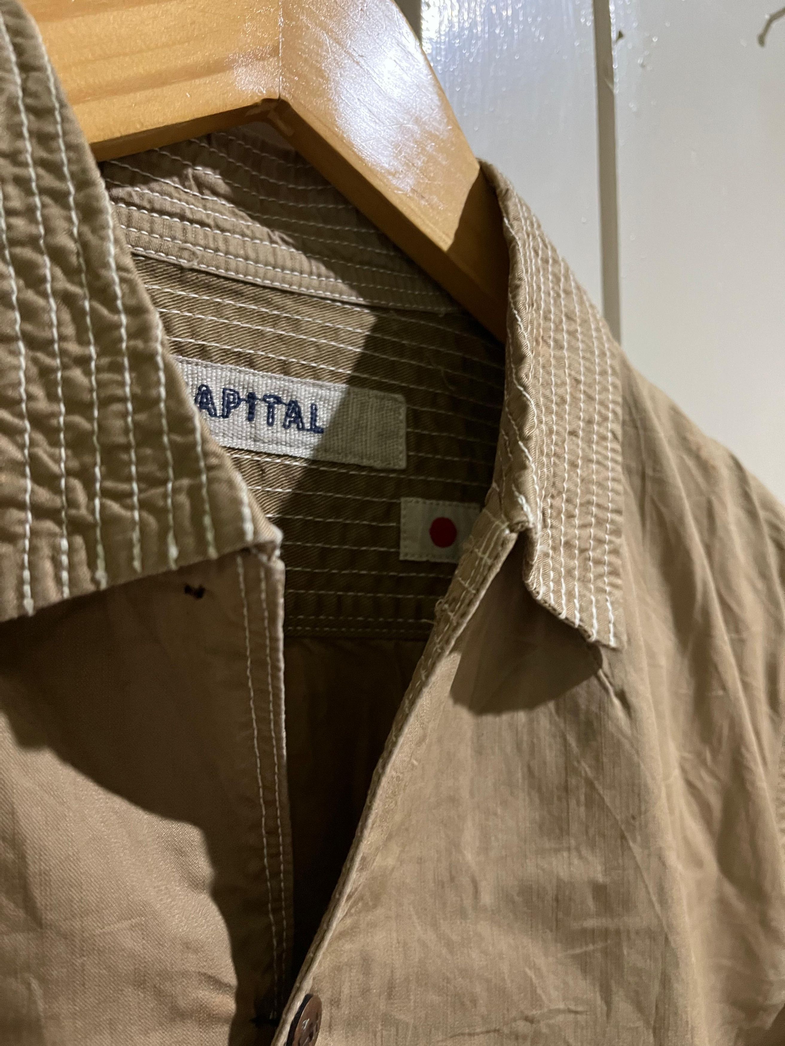Kapital Kapital Chambray Side Pocket Button Up Shirt Size US S / EU 44-46 / 1 - 3 Thumbnail