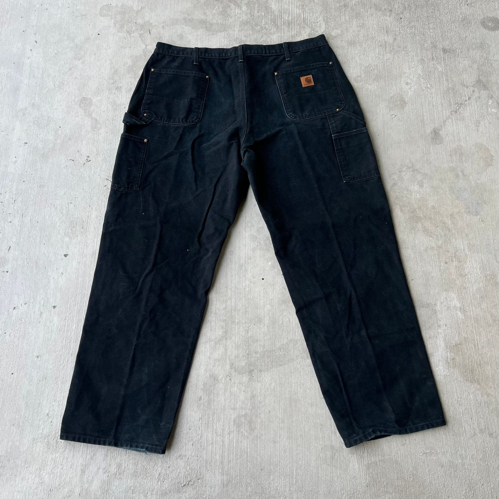 Carhartt × Vintage Carhartt black double knee work wear carpenter pants Size US 39 - 4 Thumbnail