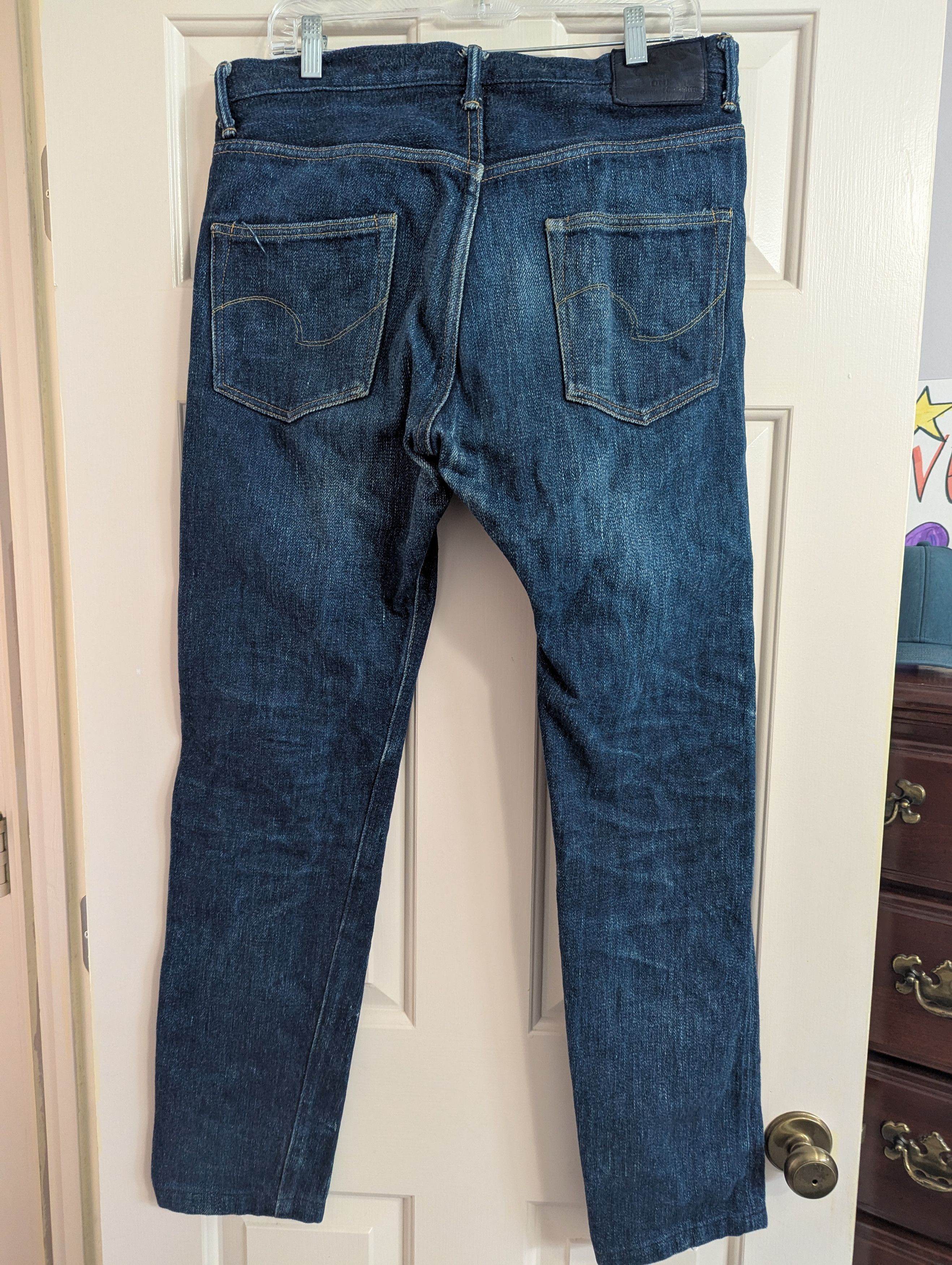 Oni ONI-902ZR-Gray 20 oz Indigo x Gray Secret denim Size US 33 - 2 Thumbnail