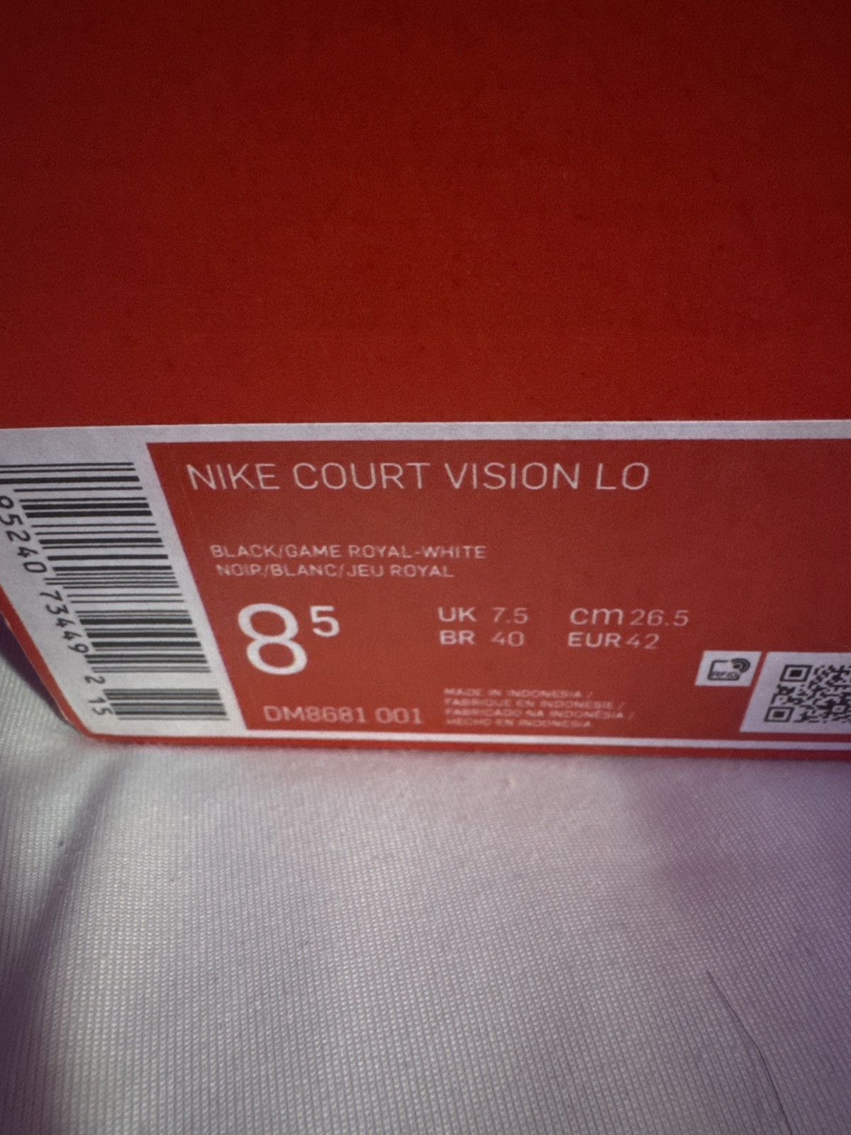 Nike Nike Court Vision Low Size US 8.5 / EU 41-42 - 7 Thumbnail