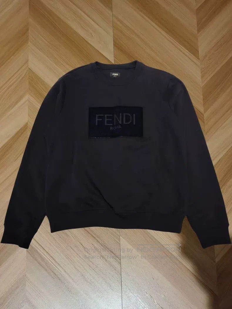 Fendi Fendi Black round neck sweatshirt Size US M / EU 48-50 / 2 - 1 Thumbnail