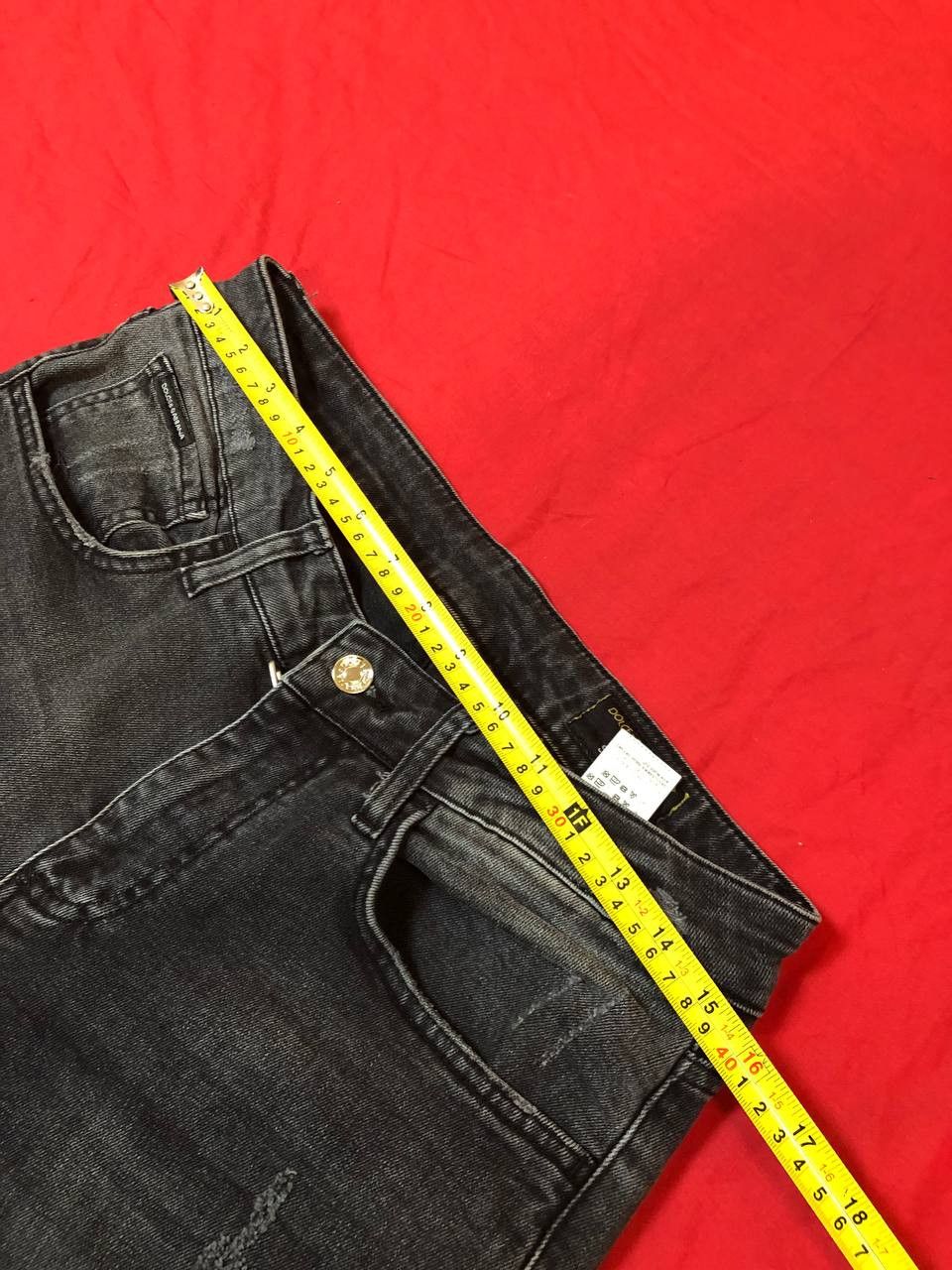 Dolce & Gabbana DOLCE & GABBANA Denim Skinny Jeans Gray luxury Size US 30 / EU 46 - 11 Thumbnail