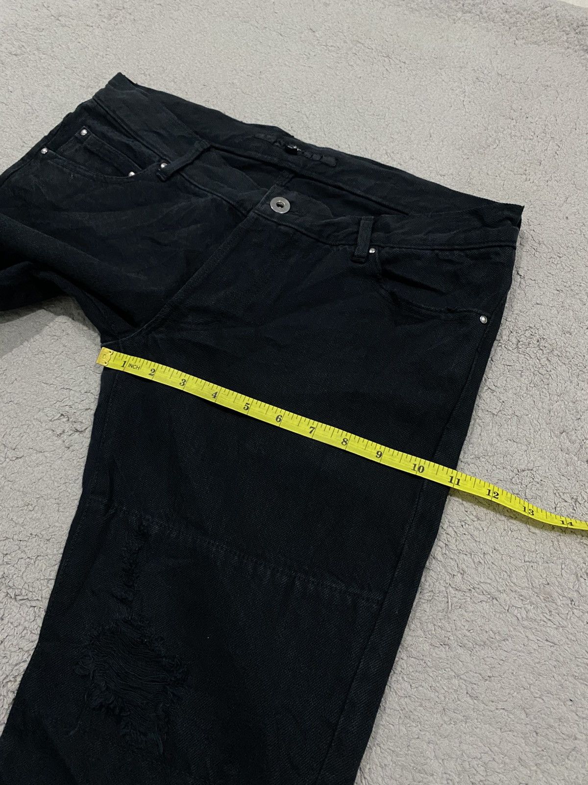 If Six Was Nine NEED GONE ‼️ No ID Black Flared Distressed like Tornado Mart Size US 33 - 18 Thumbnail
