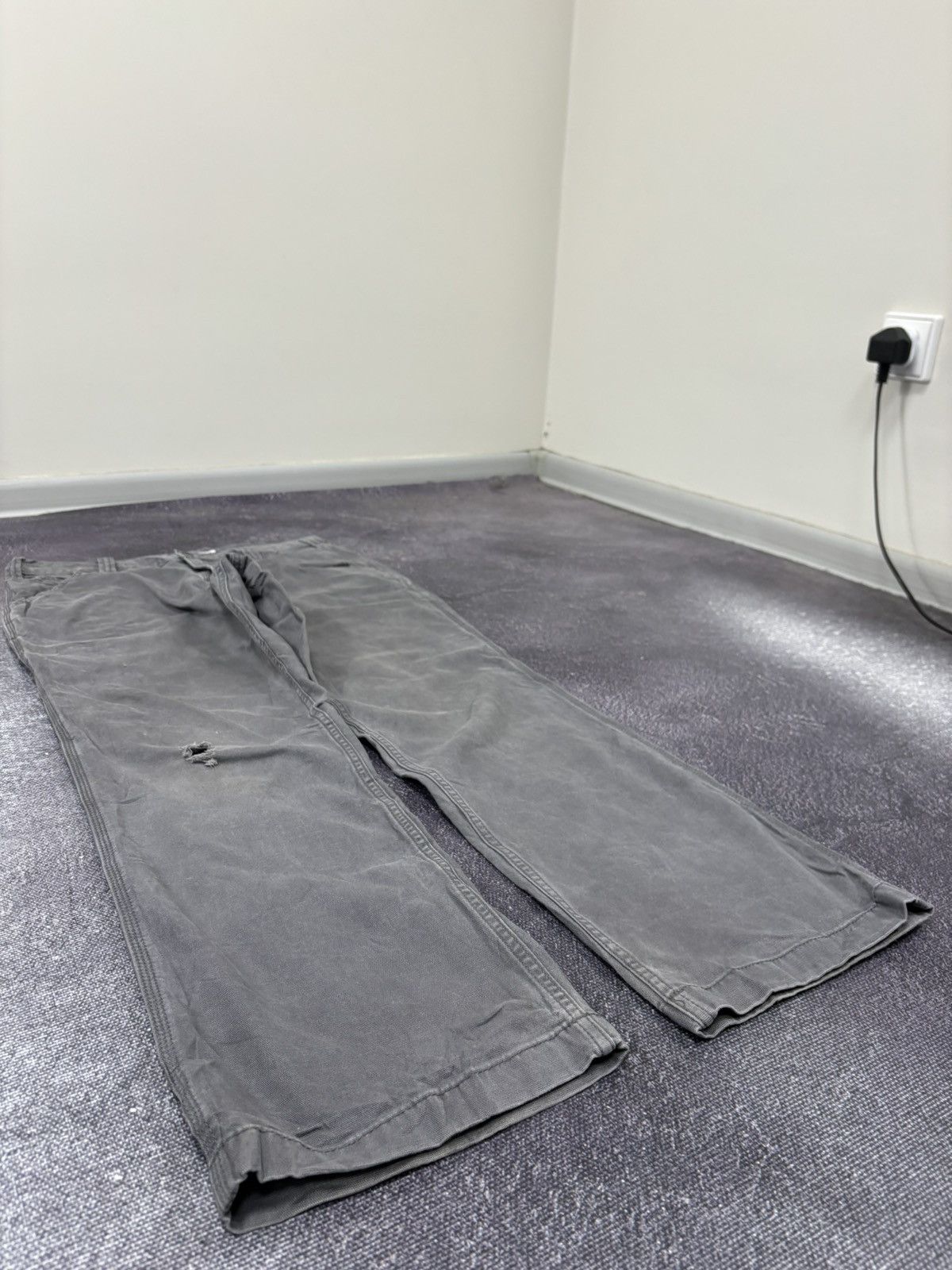 Carhartt Vintage Carhartt USA Gray Work Hype Relaxed Fit Pants Size US 32 / EU 48 - 10 Thumbnail