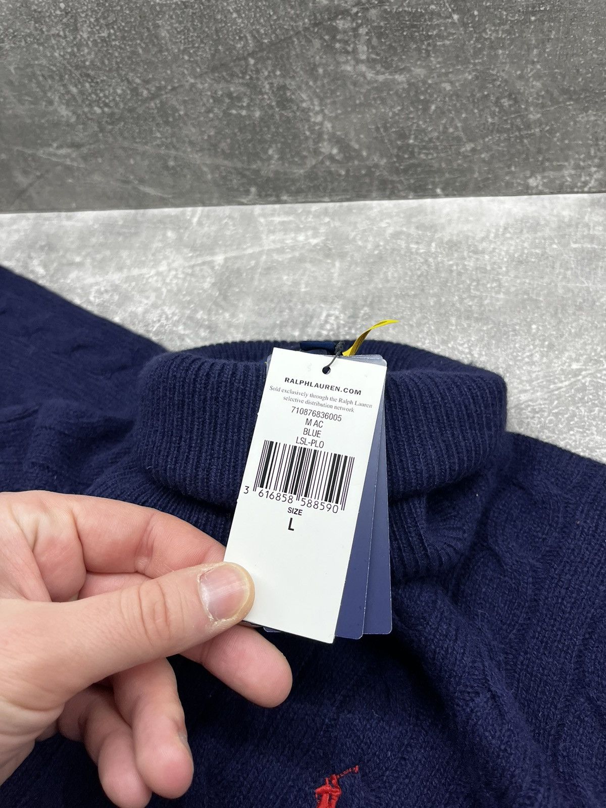 Polo Ralph Lauren × RRL Ralph Lauren × Ralph Lauren Rollkragenpullover knit sweater Ralph Lauren size L Size US L / EU 52-54 / 3 - 6 Thumbnail
