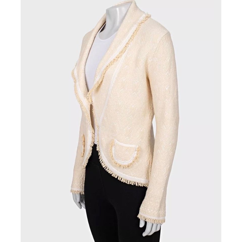 Dior Christian Dior Textured Cardigan Jacket - Size 42/XL Size M / US 6-8 / IT 42-44 - 2 Thumbnail