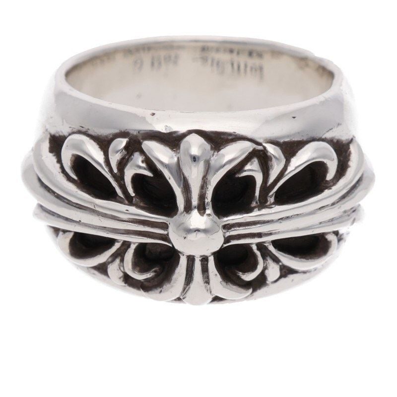 Chrome Hearts Chrome Hearts Floral Cross Silver Ring Size ONE SIZE - 1 Thumbnail