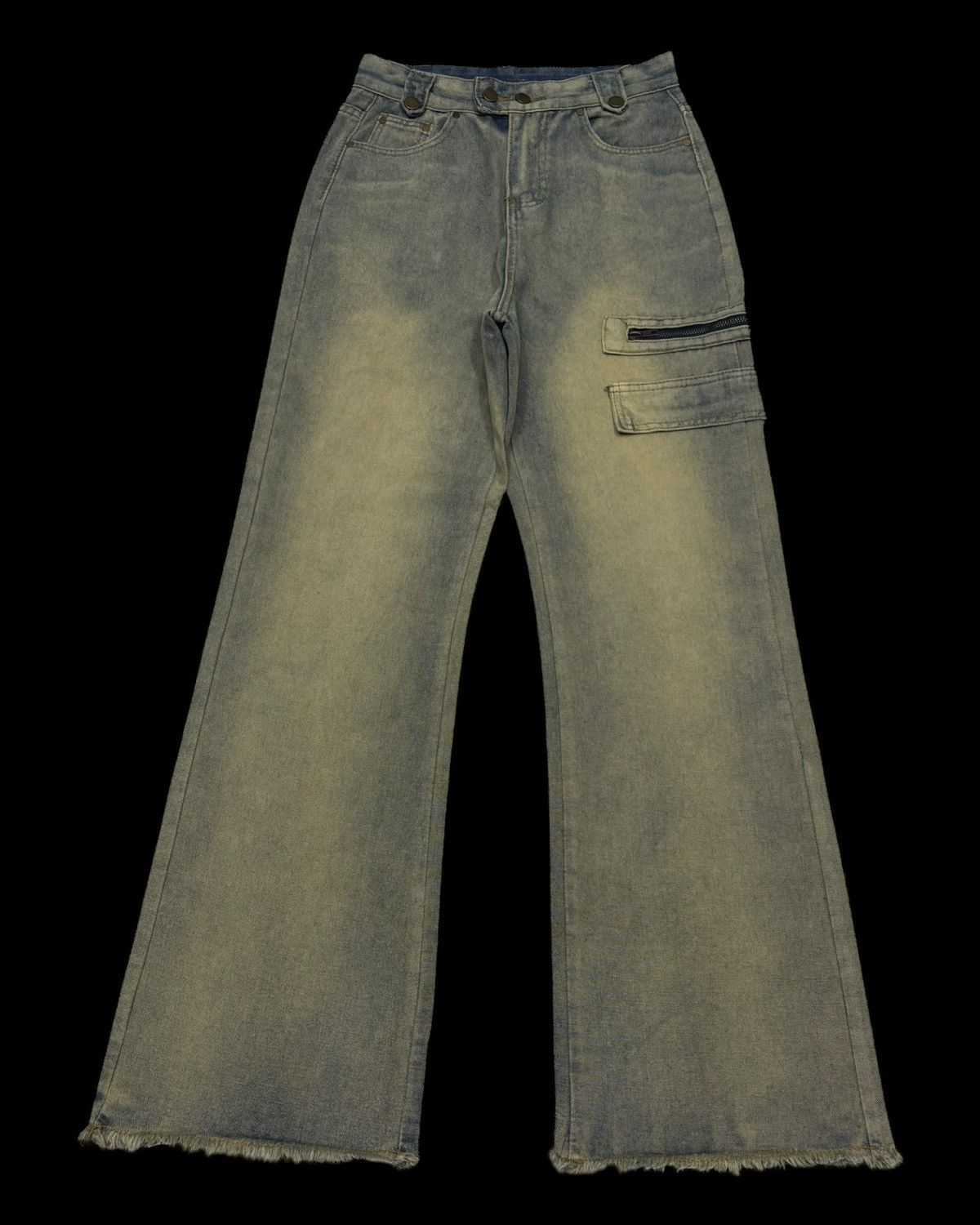 If Six Was Nine × Japanese Brand × KMRii Kronik duds bell bottom