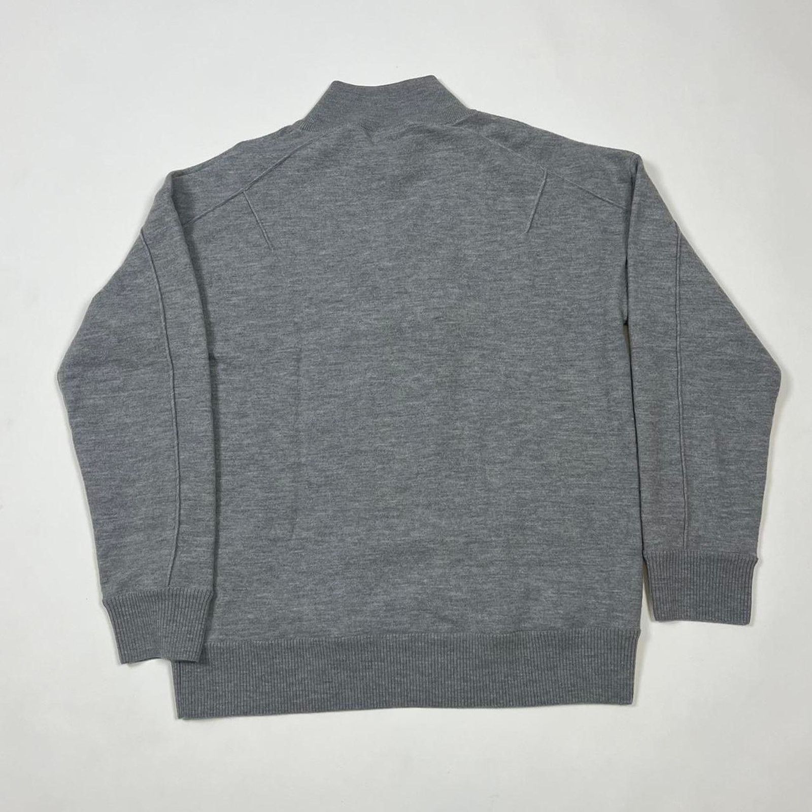 Y-3 Y-3 Grey Embossed Quarter Zip Size US XXL / EU 58 / 5 - 2 Thumbnail