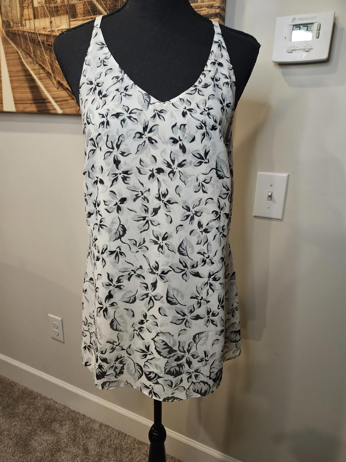 Designer Cabi Women's Floral Print Tank Top - Size S Size S / US 4 / IT 40 - 1 Thumbnail