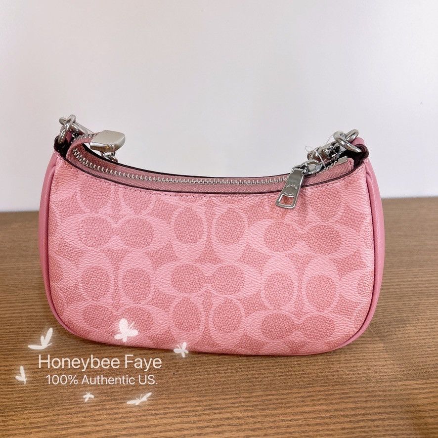 Coach Teri Mini Crossbody Bag In Signature Canvas CW323 Size ONE SIZE - 5 Thumbnail