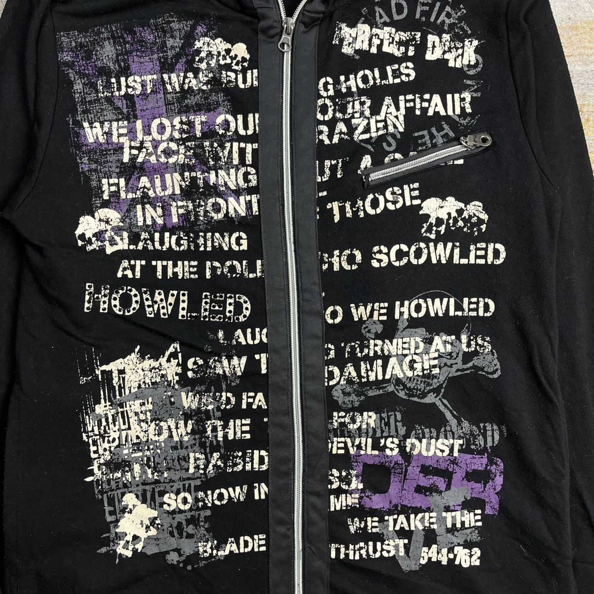 If Six Was Nine Beaumere poem full zip hoodie Size US M / EU 48-50 / 2 - 3 Thumbnail