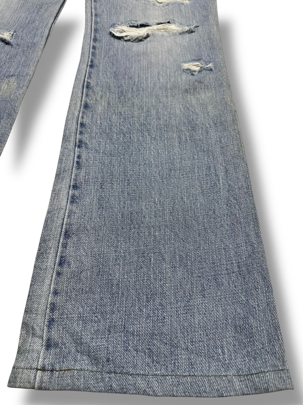Japanese Brand Distressed Vintage Foolish Japan Jeans Wideleg Style Faded Size US 31 - 8 Thumbnail
