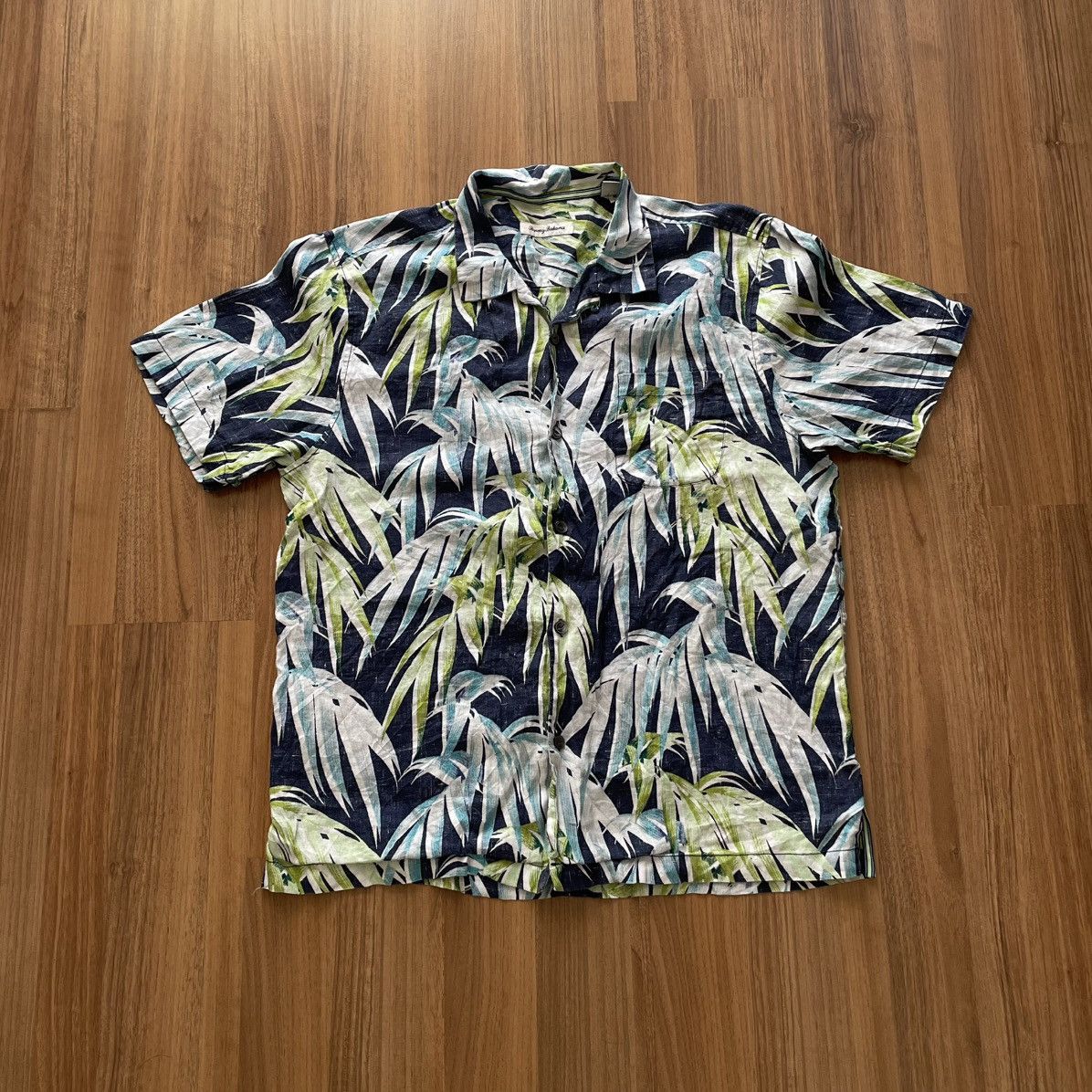 Tommy Bahama Tommy Bahama Linen Aloha Hawaiian Shirt Unworn Size US L / EU 52-54 / 3 - 1 Thumbnail