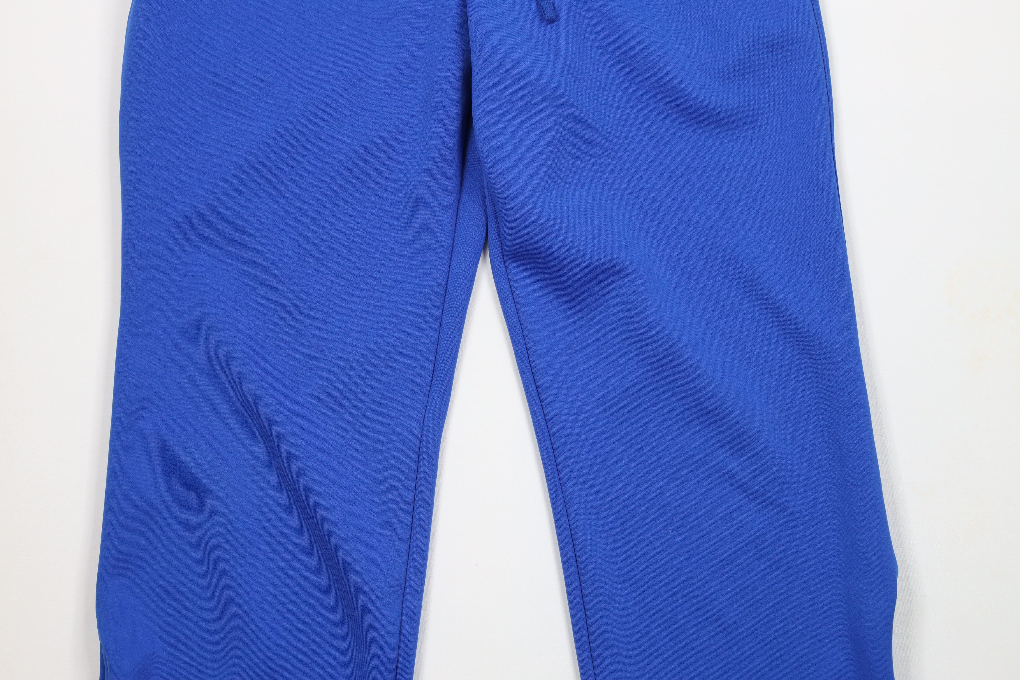 Nike × Vintage Vintage Nike Mini Swoosh Wide Leg Sweatpants Royal Blue Size US 34 / EU 50 - 4 Thumbnail